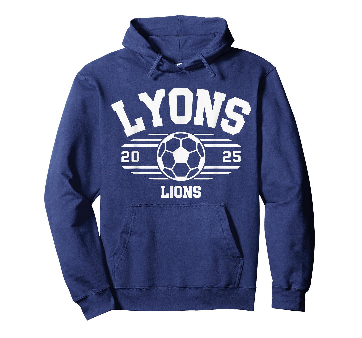Lyons Lions Soccer Ball 2025 HS T-Shirt