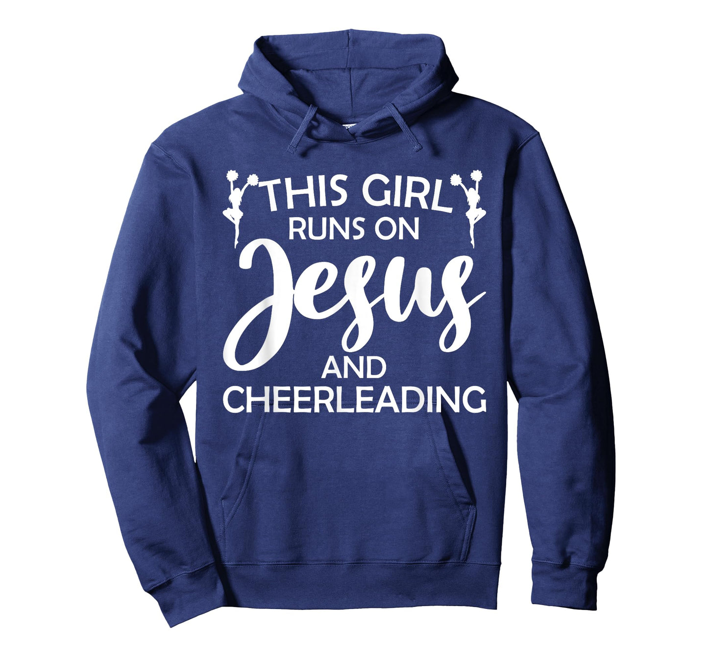Cool Cheerleader Art For Women Girl Cheerleading Jesus Cheer T-Shirt
