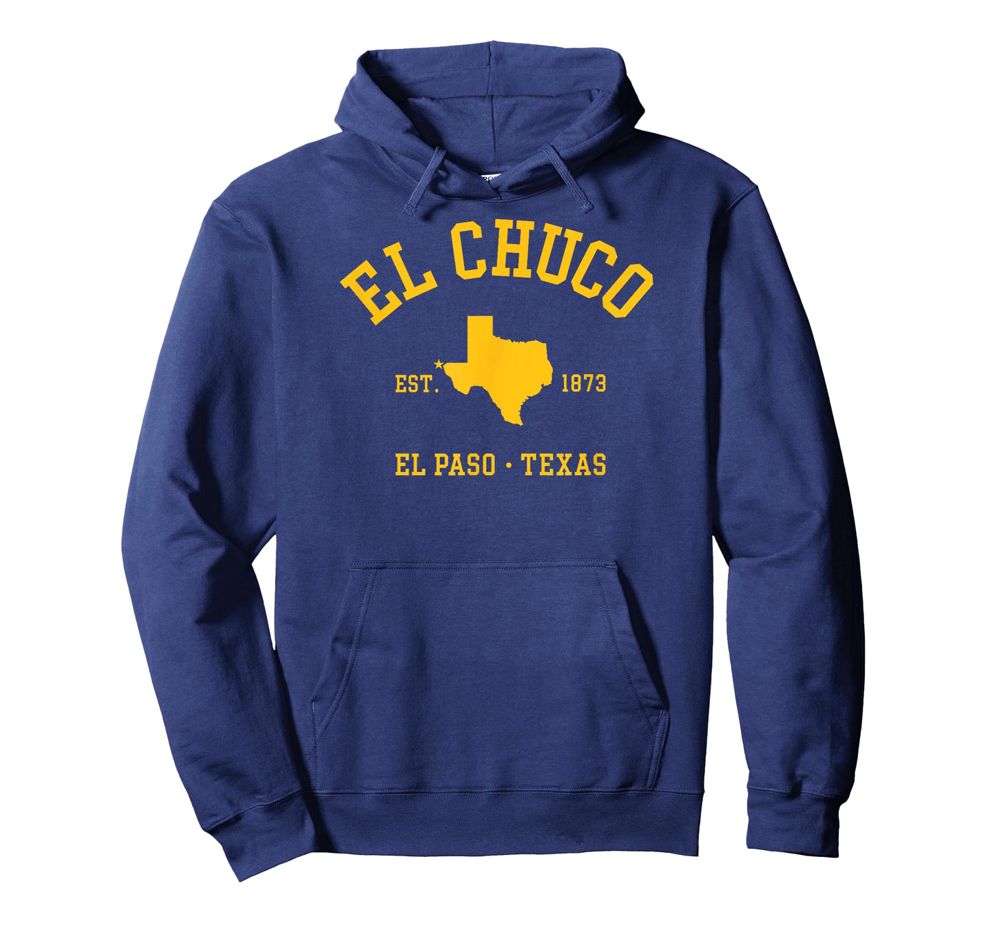 EL CHUCO El Paso TX Athletic Design W State Established 1873 T-Shirt