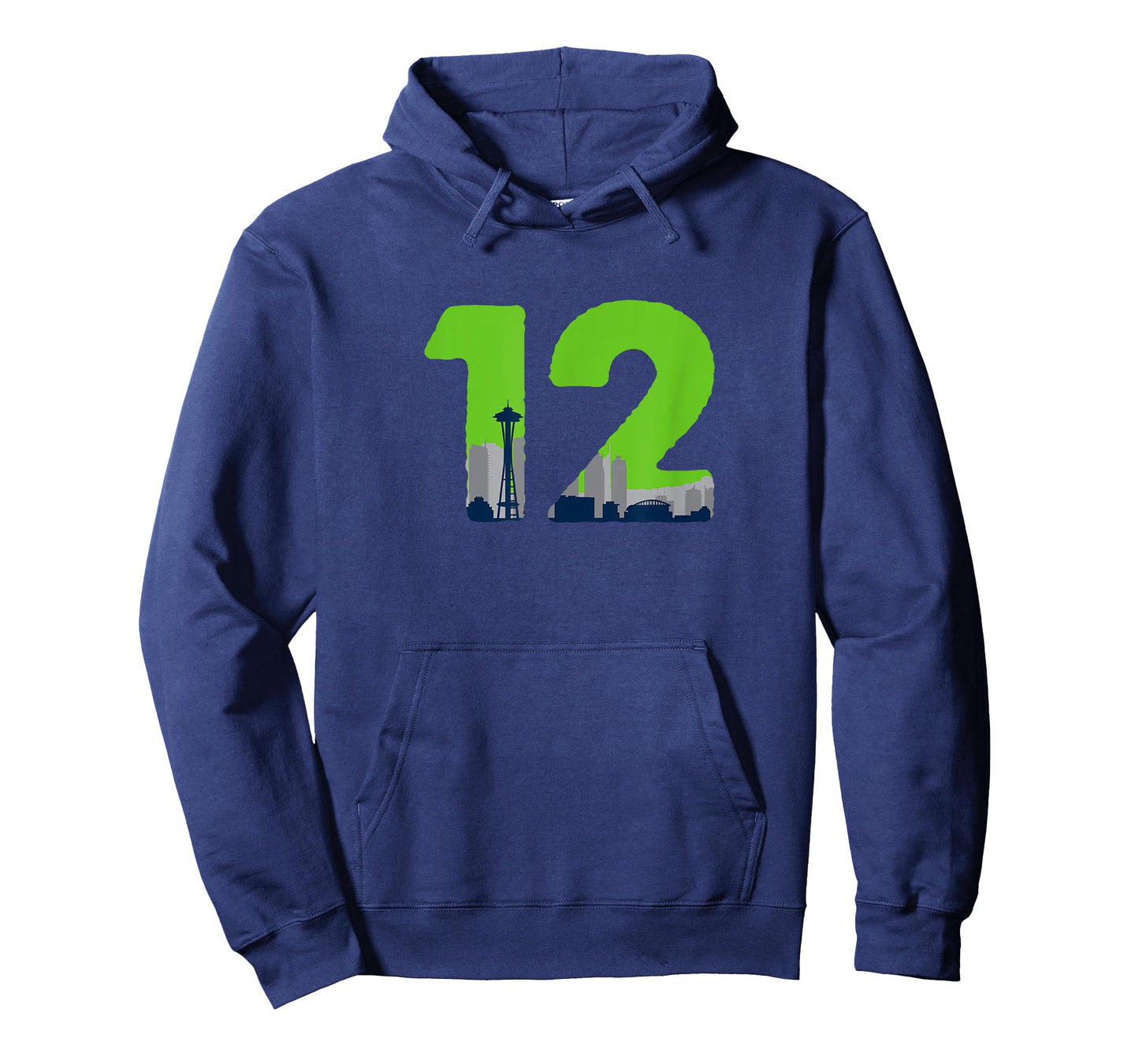 12 Seattle Sports Fan Skyline T-Shirt T-Shirt