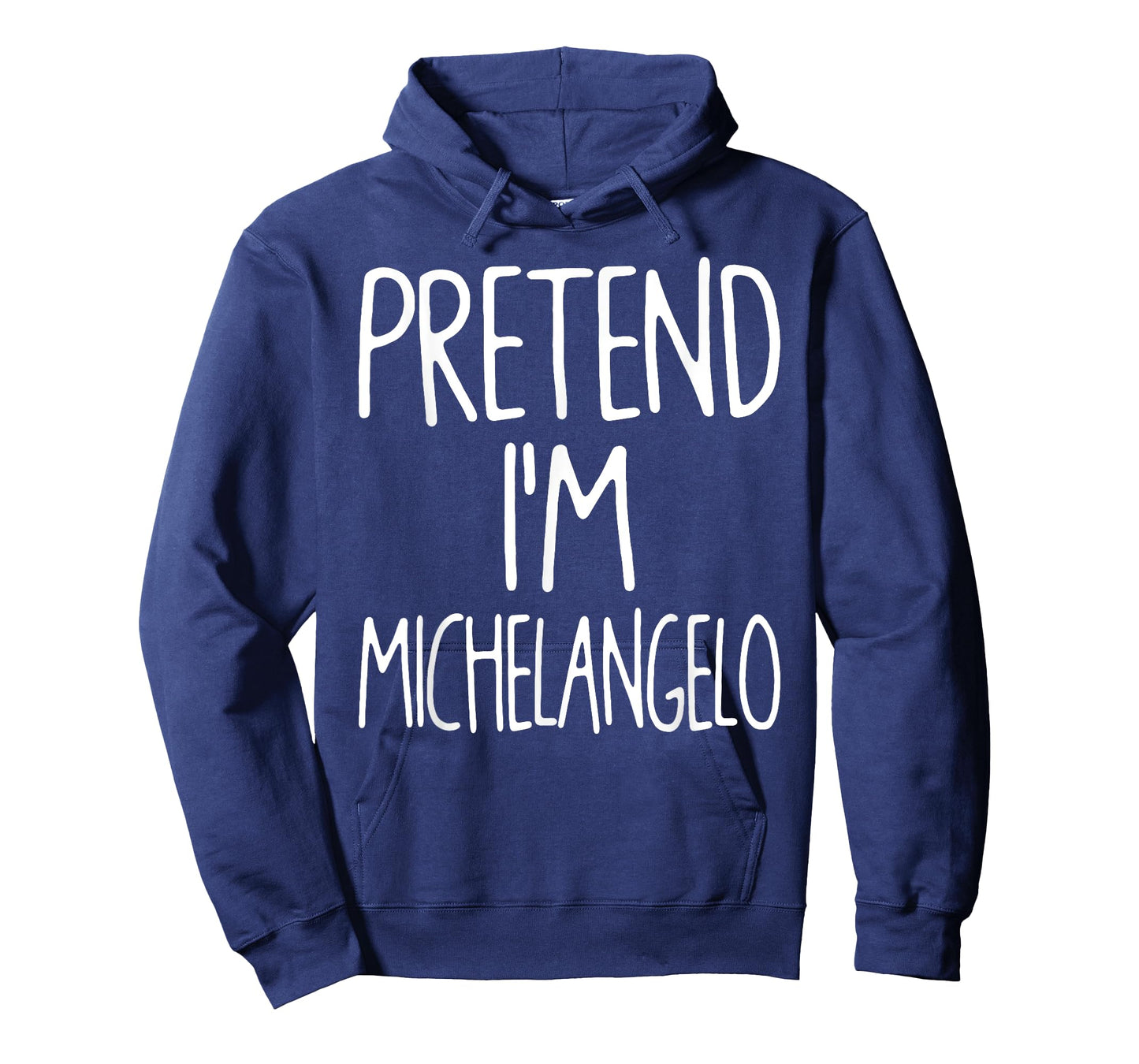 Pretend I'm Michelangelo Matching Lazy Halloween Costume T-Shirt