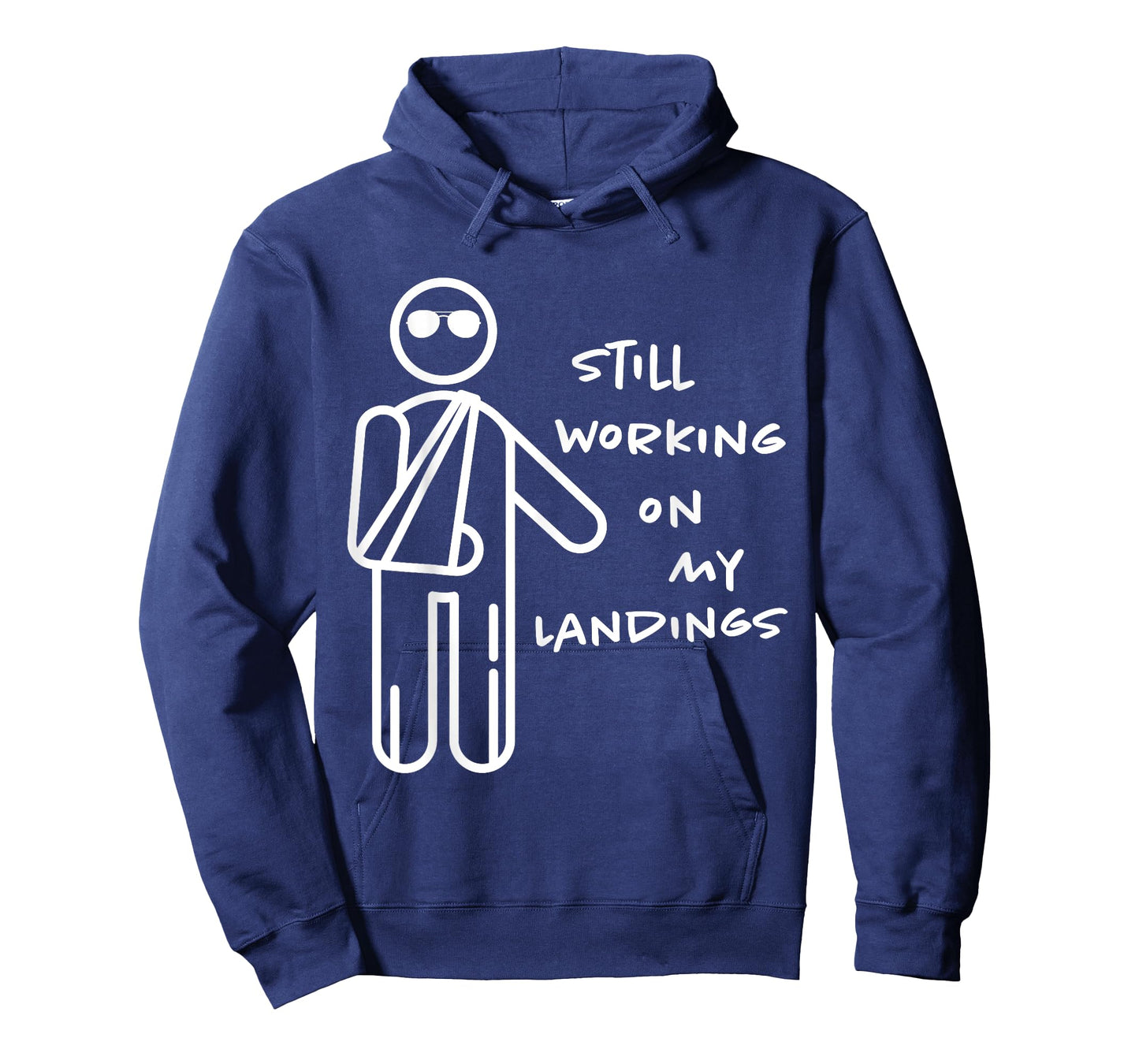 Broken Arm Kids Get Well Working on Landings Funny Gift T-Shirt