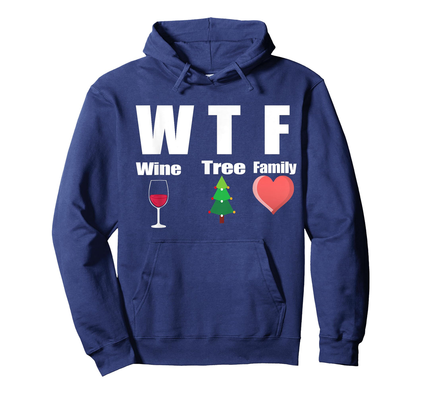 WTF Wine Christmas Tree Family Christmas Day T Shirt