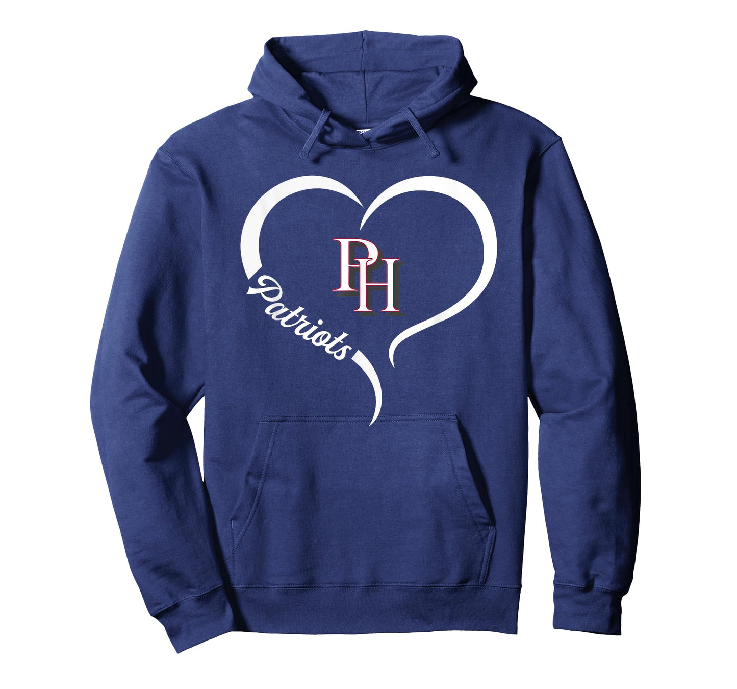 Patrick Henry Patriots Logo Half Heart Slogan HS T-Shirt
