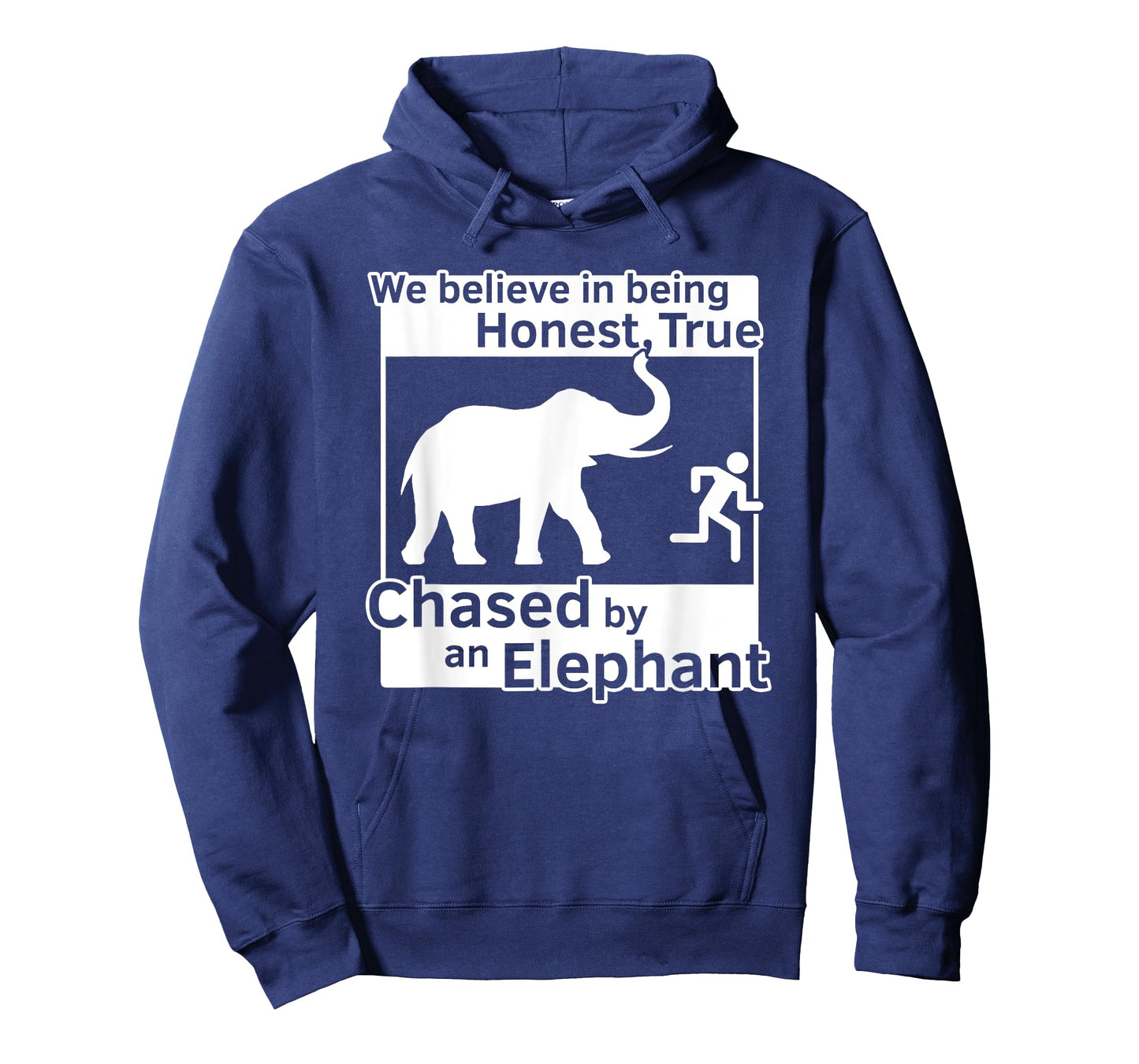 13th Article of Faith Funny LDS Chased By An Elephant T-Shirt