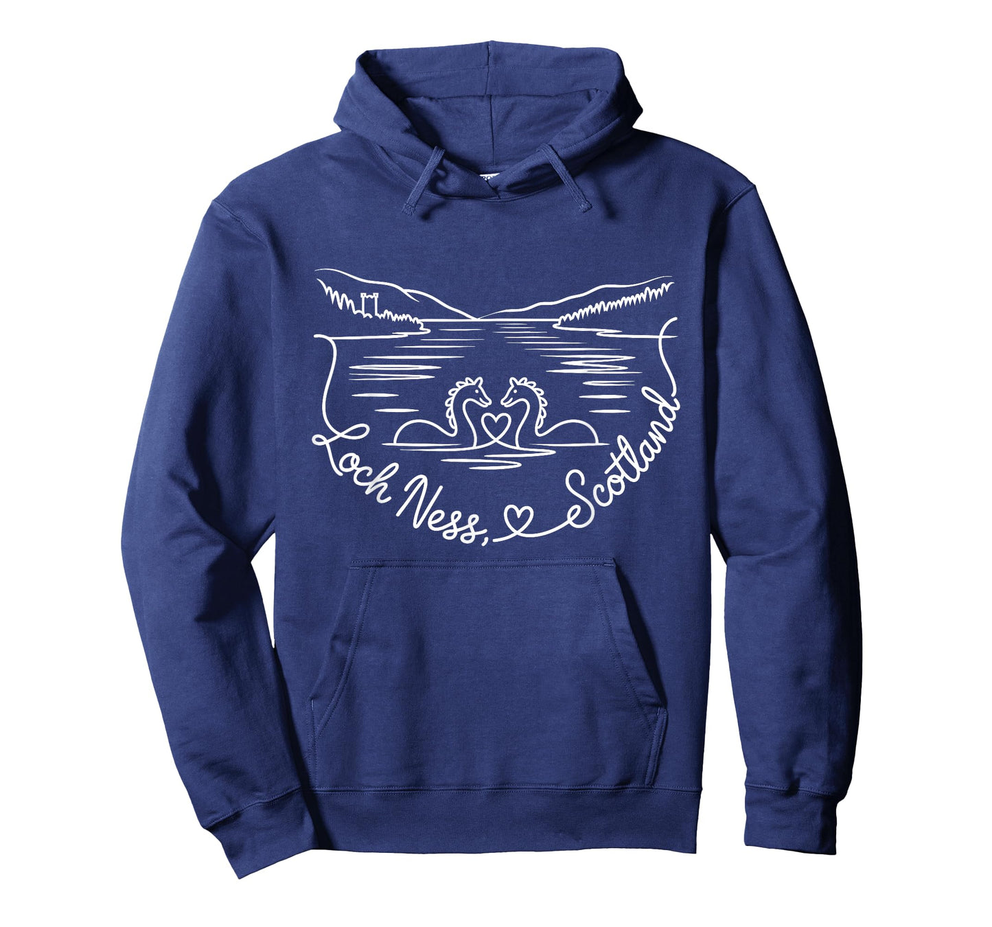 Loch Ness, Scotland Romantic Signature Heart Art Souvenir T-Shirt