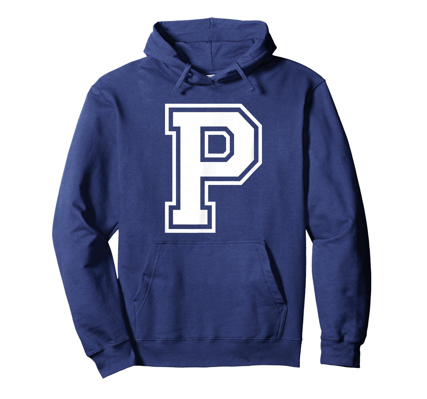 Letter P Name Initial Varsity Alphabet Monogram T-Shirt