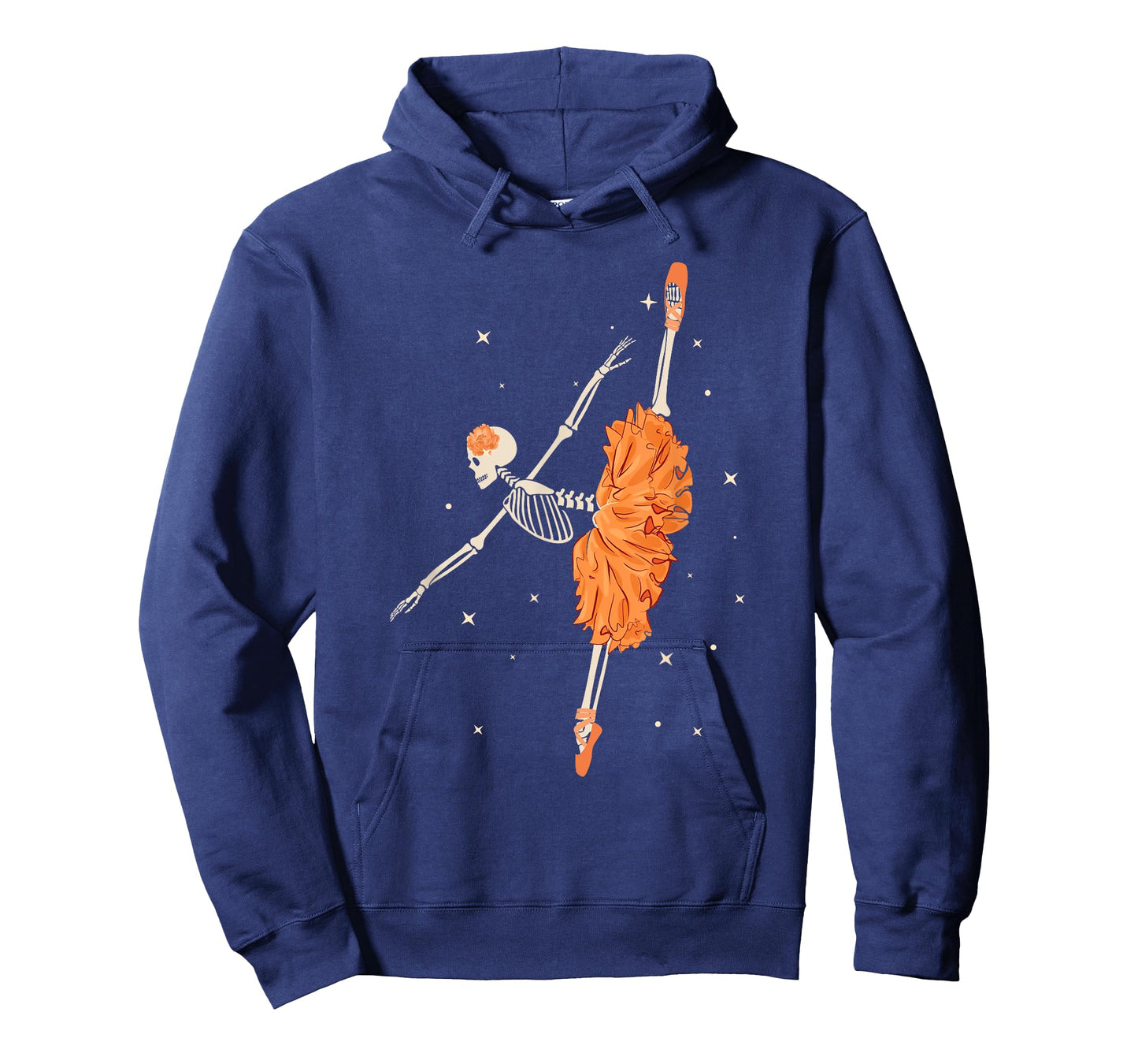 Dancing Skeleton Ballerina Ballet Dance Halloween Women Girl T-Shirt