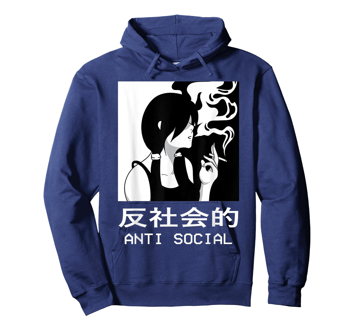 Aesthetic Sad Antisocial Anime Girl Japanese Emo Goth T-Shirt