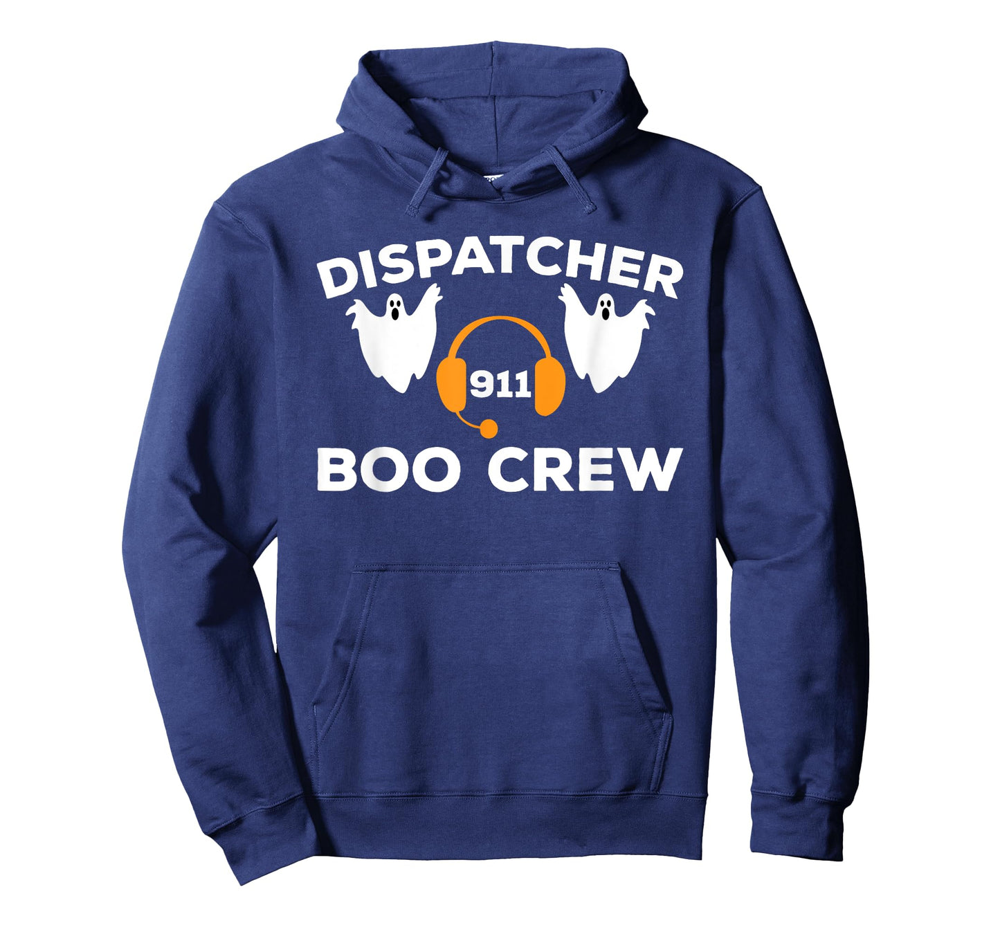 Funny Dispatcher 911 Boo Crew Spooky Halloween Costume T-Shirt