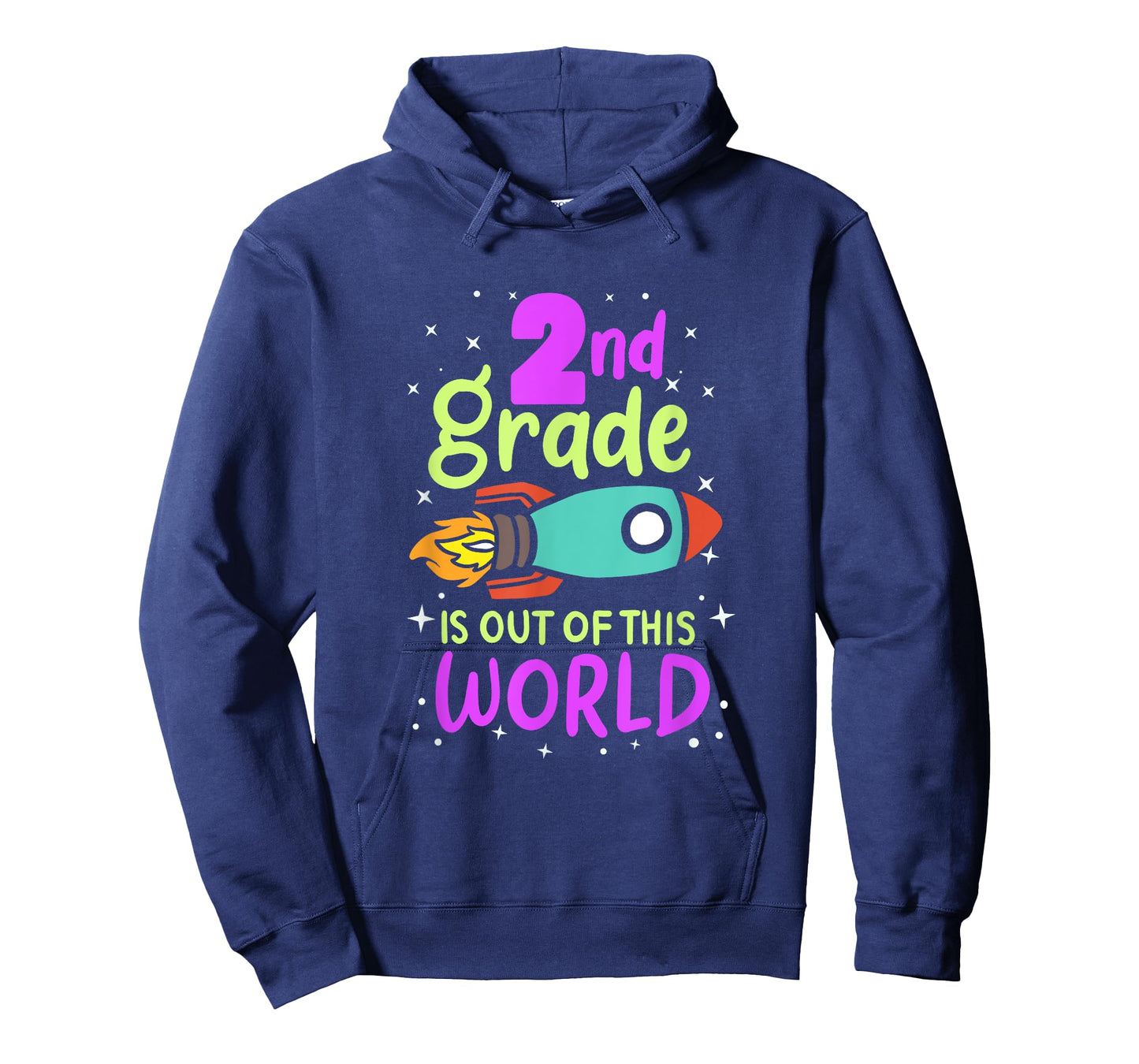 2nd Grade Is Out Of This World 2nd Grader Rocket Costume T-Shirt
