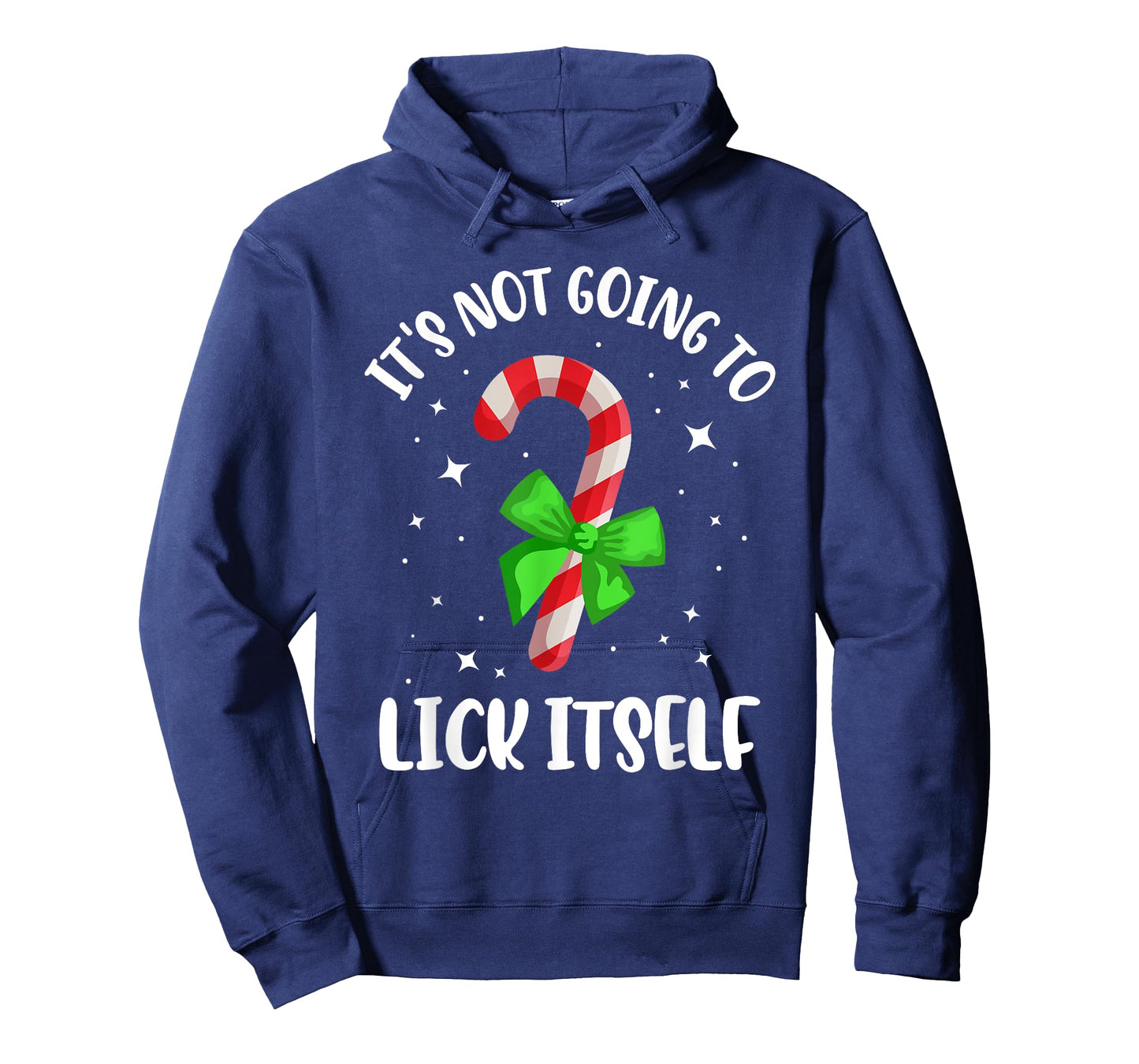 Funny It's Not Going to Lick Itself Candy Cane Christmas T-Shirt