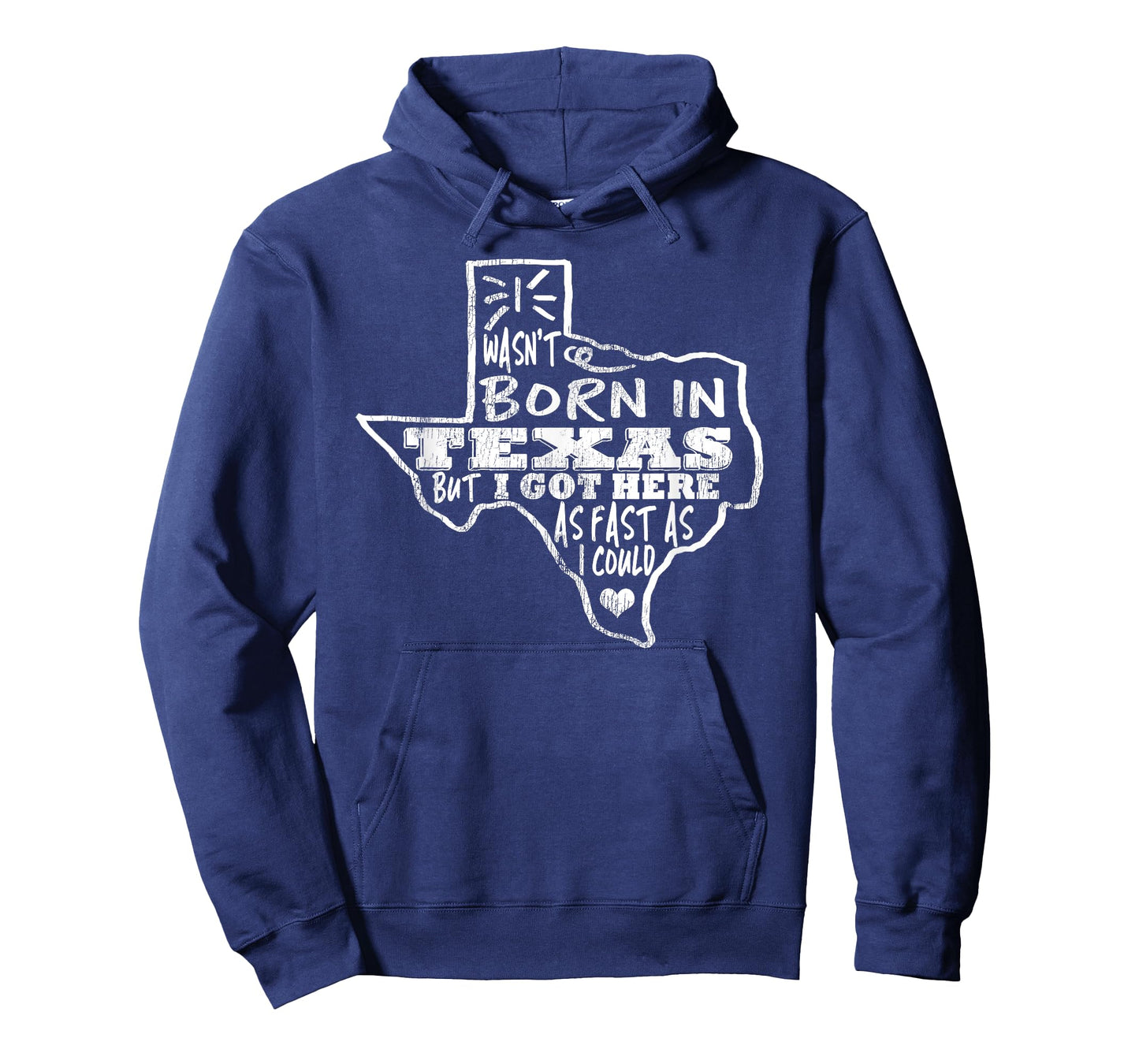 Vintage I Wasn't Born In Texas Here Fast As I Could T-Shirt T-Shirt