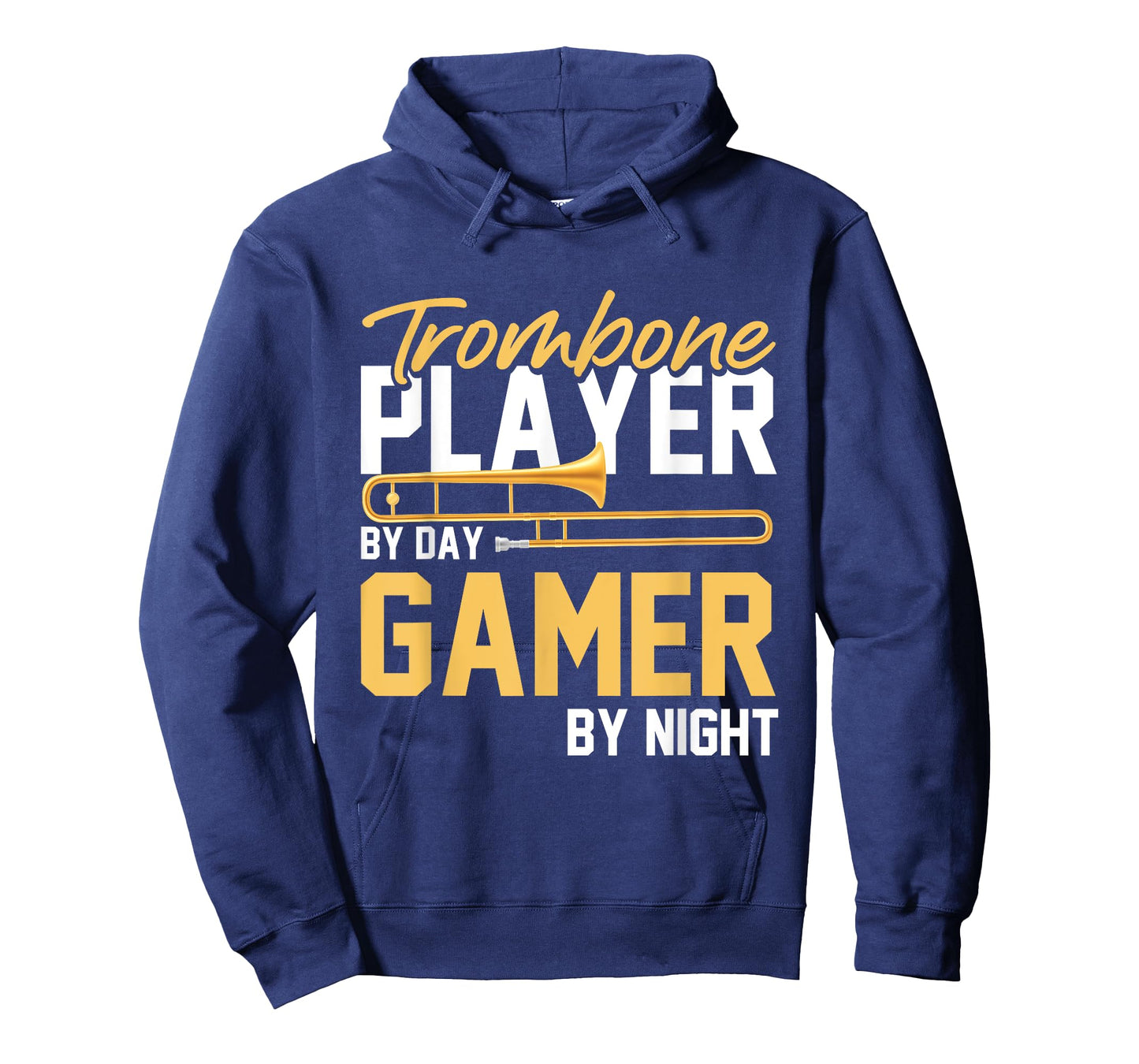 Trombone Player By Day Gamer By Night - Band Trombone T-Shirt