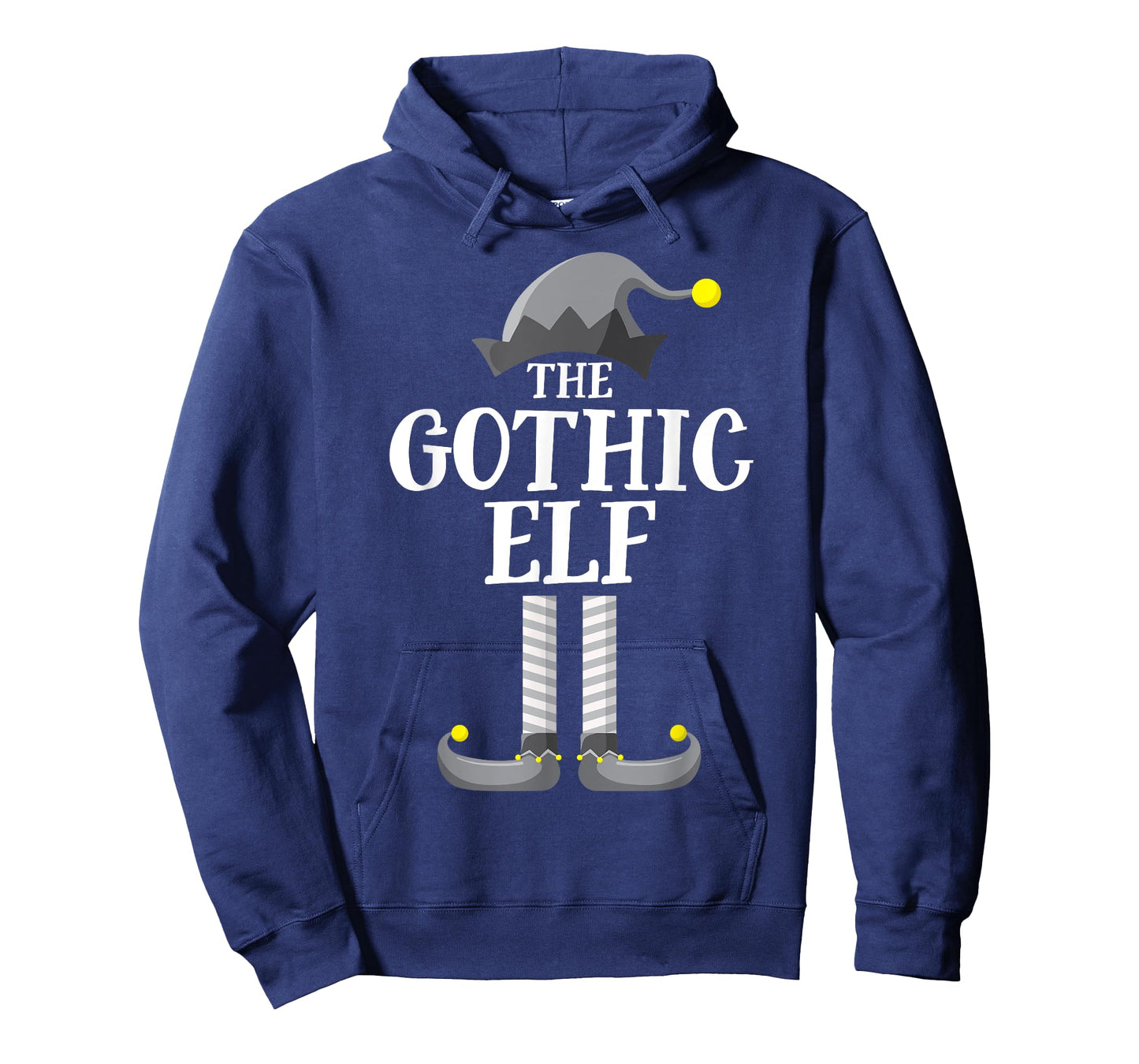 Gothic Black Elf Matching Family Group Christmas Party PJ T-Shirt