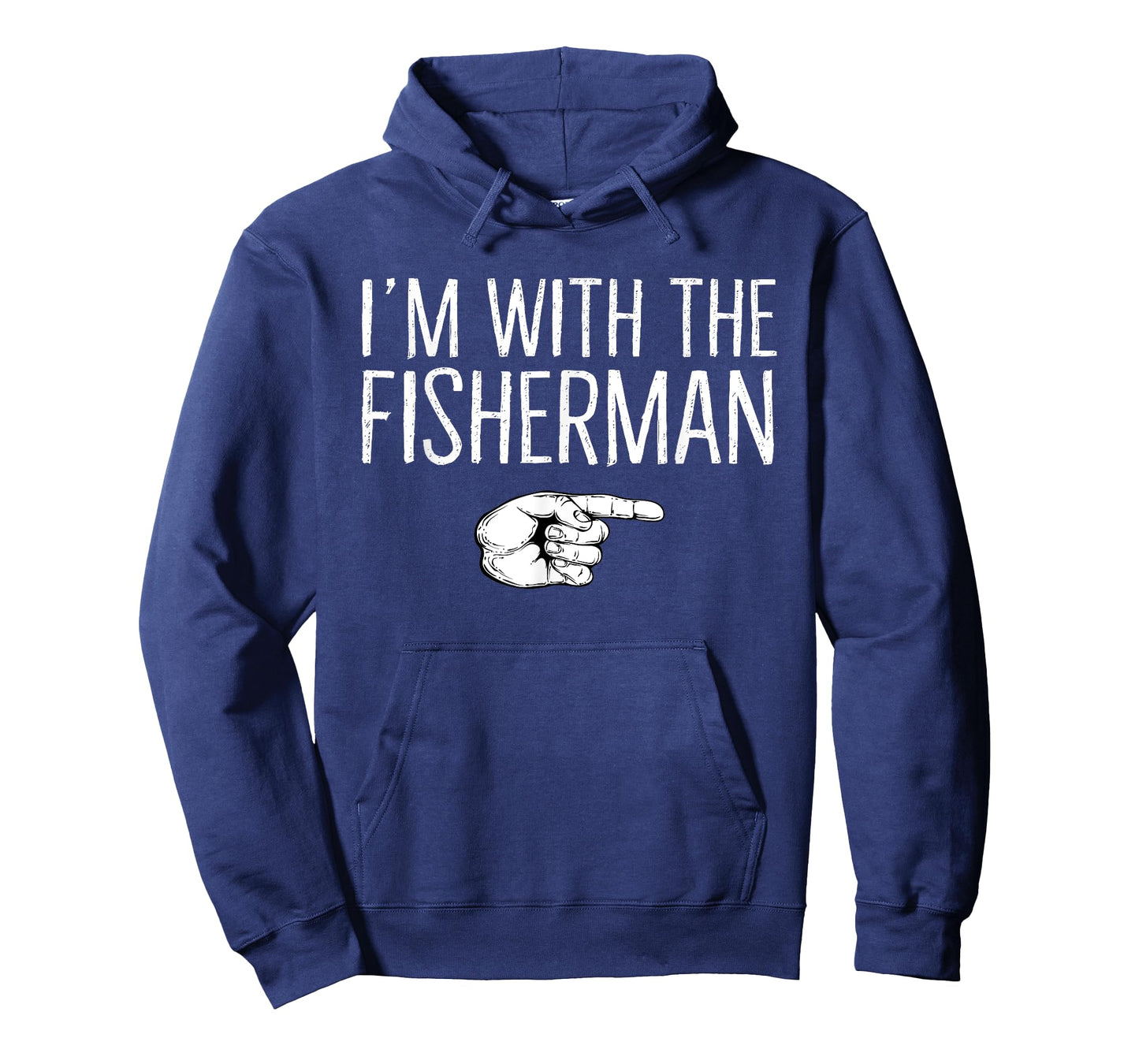 I'm With The Fisherman Matching Costume Lazy Halloween Party T-Shirt