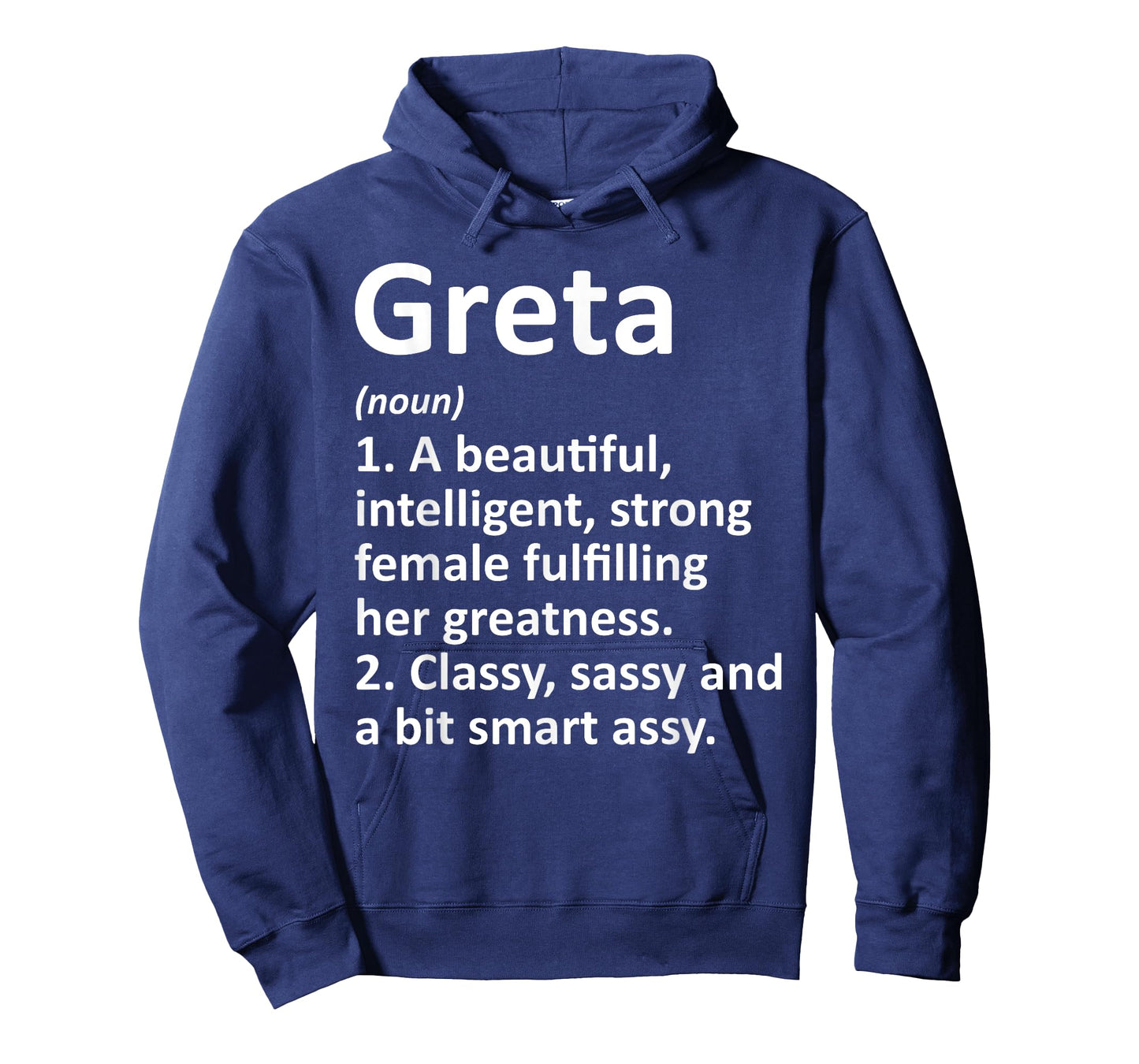GRETA Definition Personalized Name Funny Christmas Gift T-Shirt