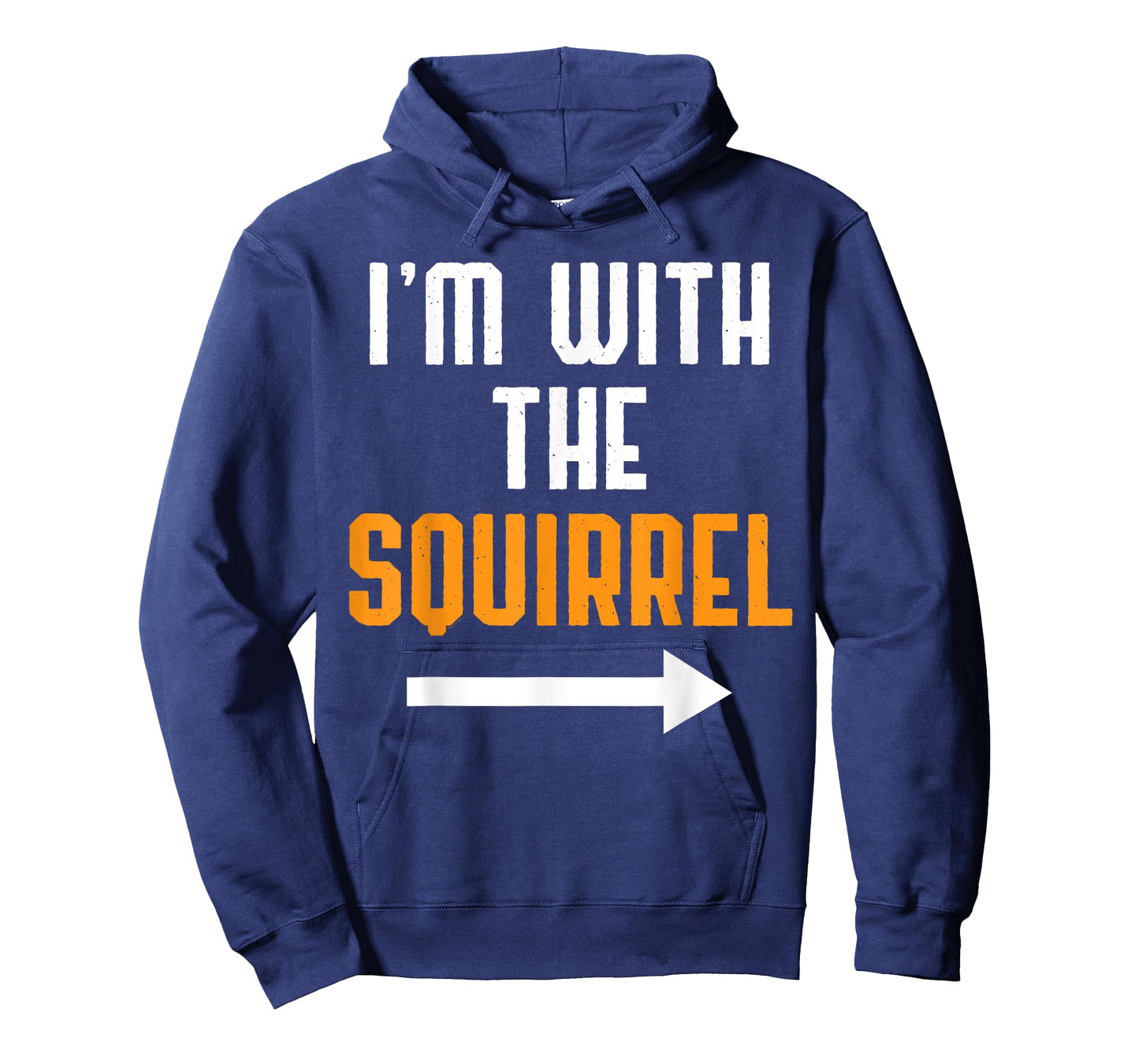 I'm With The Squirrel Costume Funny Halloween Couple T-Shirt