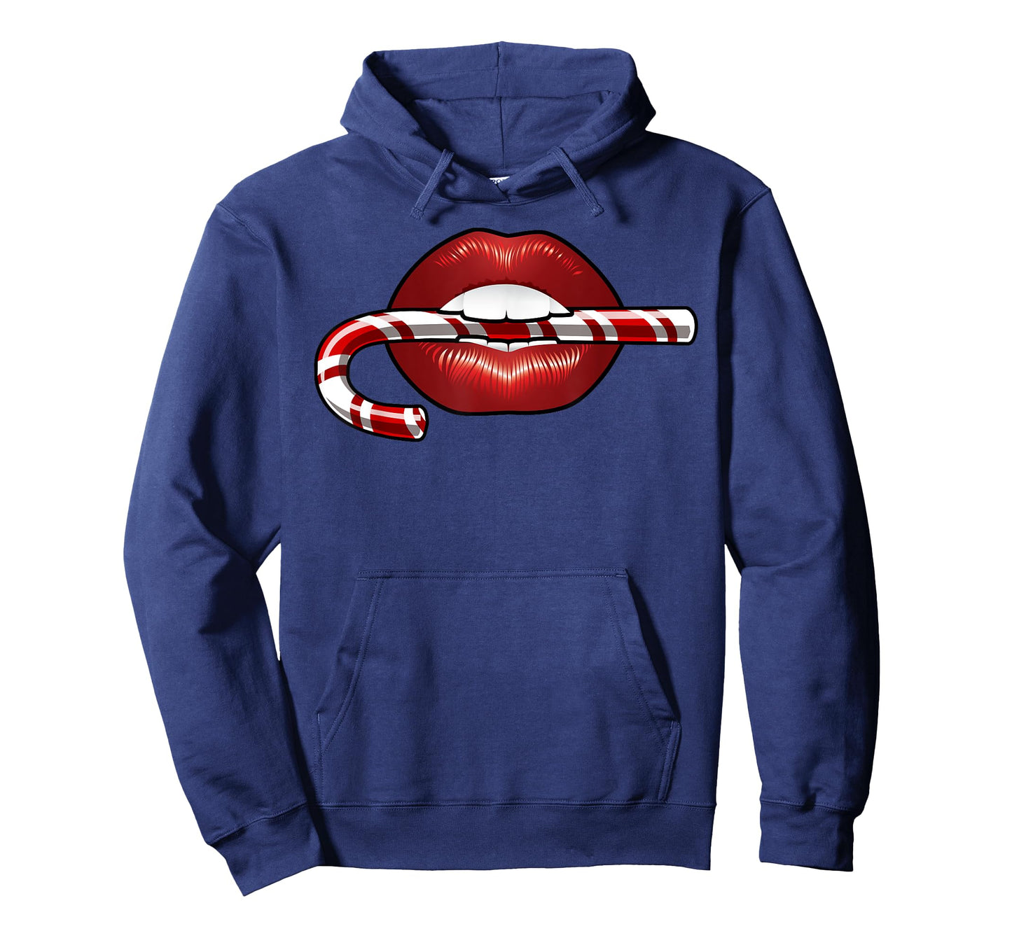 Sexy Candy Cane lips novelty Holiday Candy Cane T-Shirt