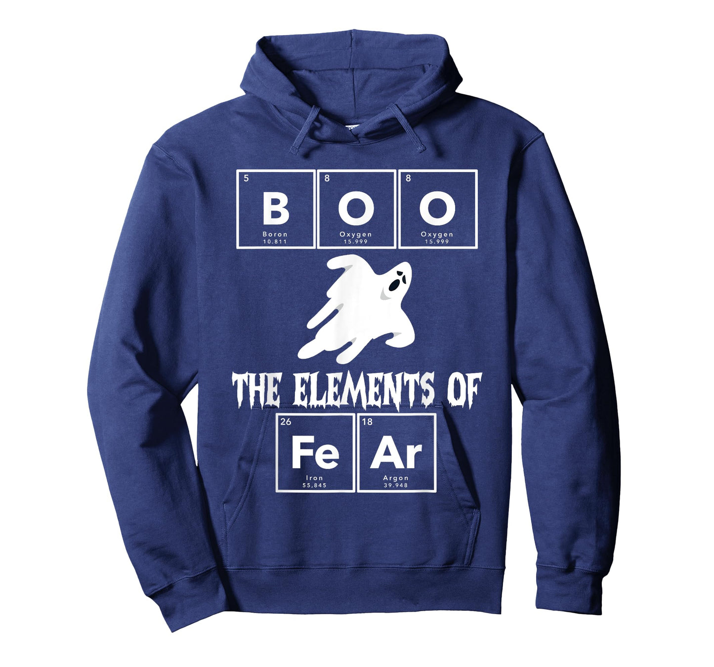 Chemistry Halloween Boo Chemical Elements of Fear Chemist T-Shirt