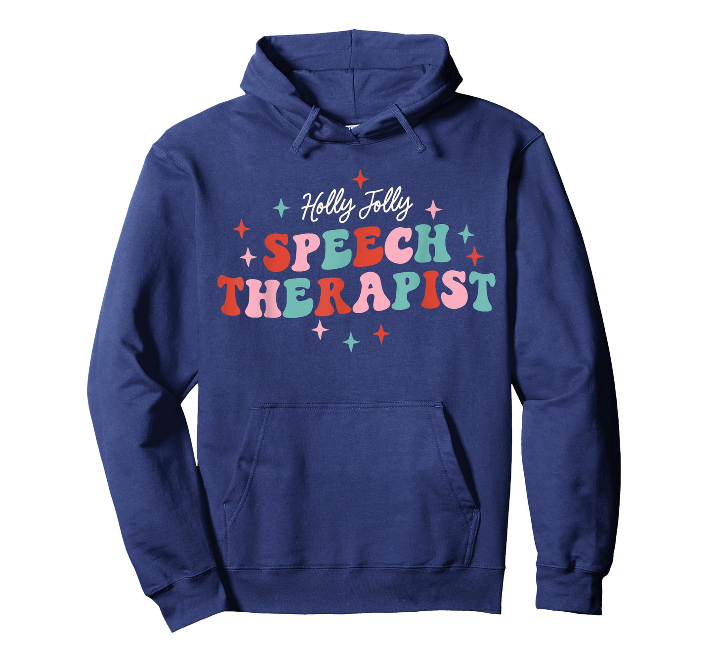 Holly Jolly Speech Therapist Christmas SLP Xmas Therapy T-Shirt