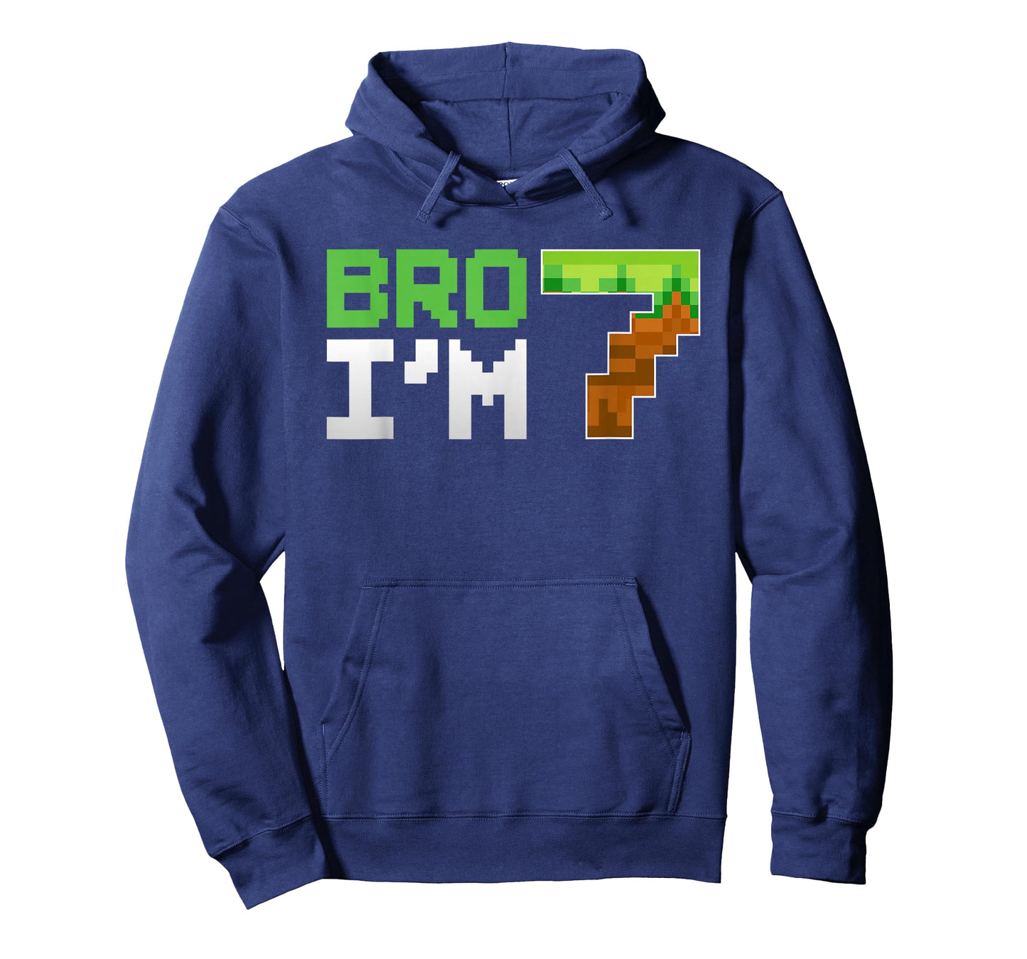 Kids 7th Birthday Boy Bro I’m 7 Year Old Gamer Pixel Number T-Shirt