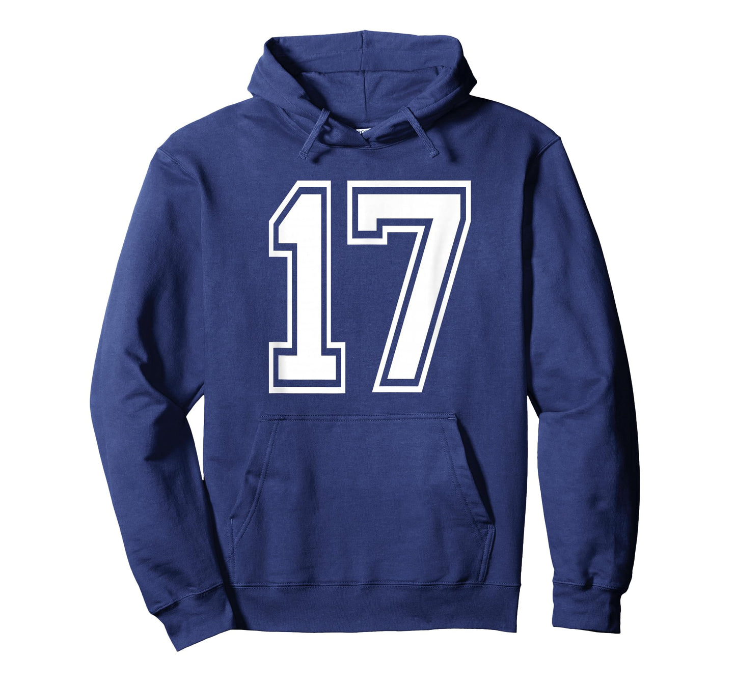 Number 17 Numbered Uniform Sports Jersey Team 17th Birthday T-Shirt