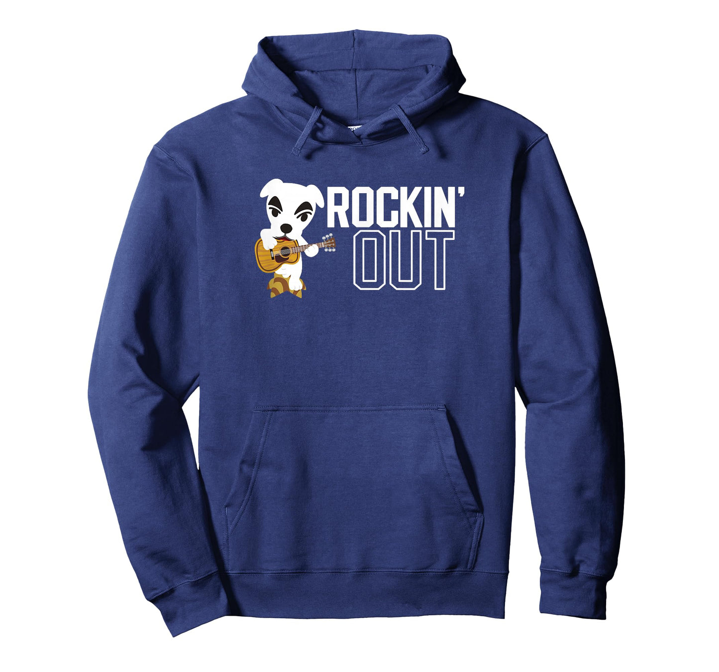 Animal Crossing K.K. Slider Rockin' Out Black & White Poster T-Shirt