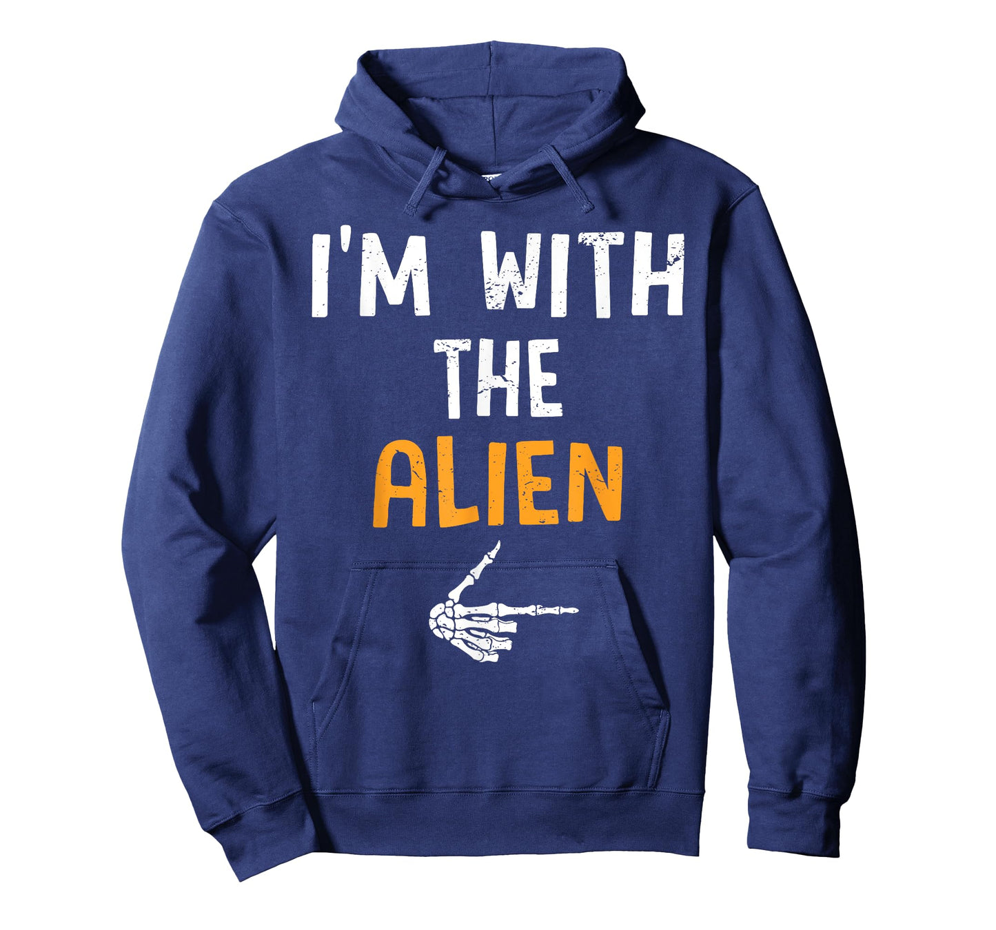 I'm with The Alien Costume Halloween Matching Couple T-Shirt
