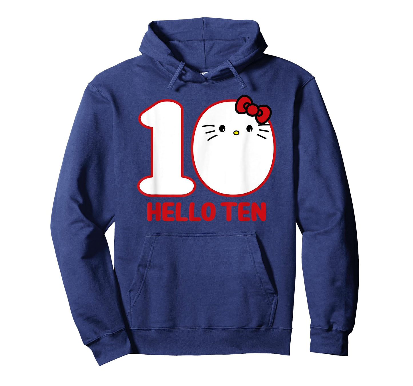 Happy Birthday Kitty, Cute Hello Ten Bday 10th Kawaii Gift T-Shirt