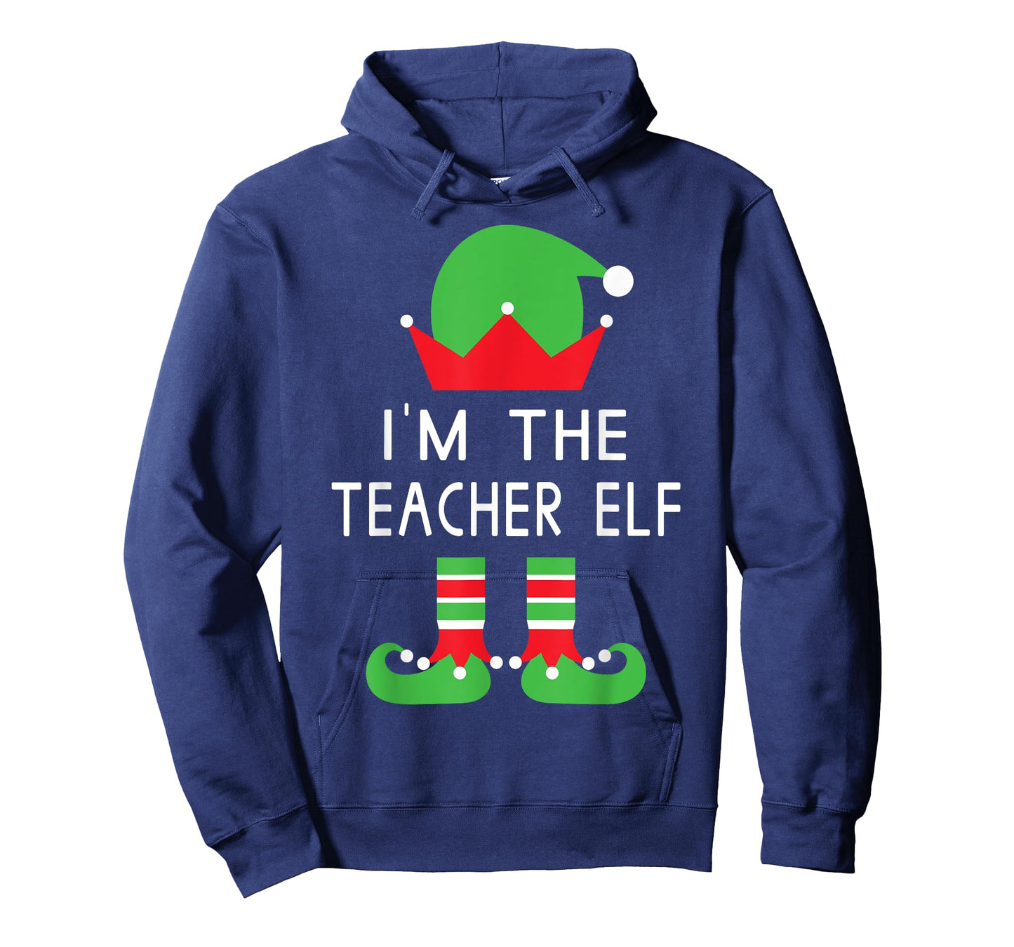 I'm The Teacher Elf Funny Christmas T Shirt Men Women T-Shirt