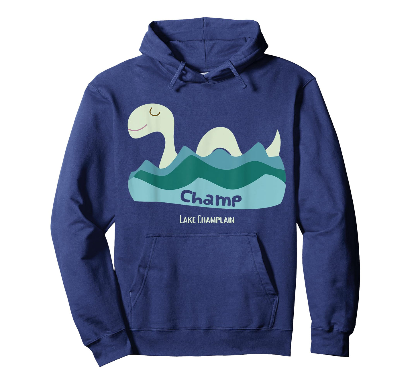 Champ Lake Champlain Lake Monster Cartoon Graphic T-Shirt T-Shirt