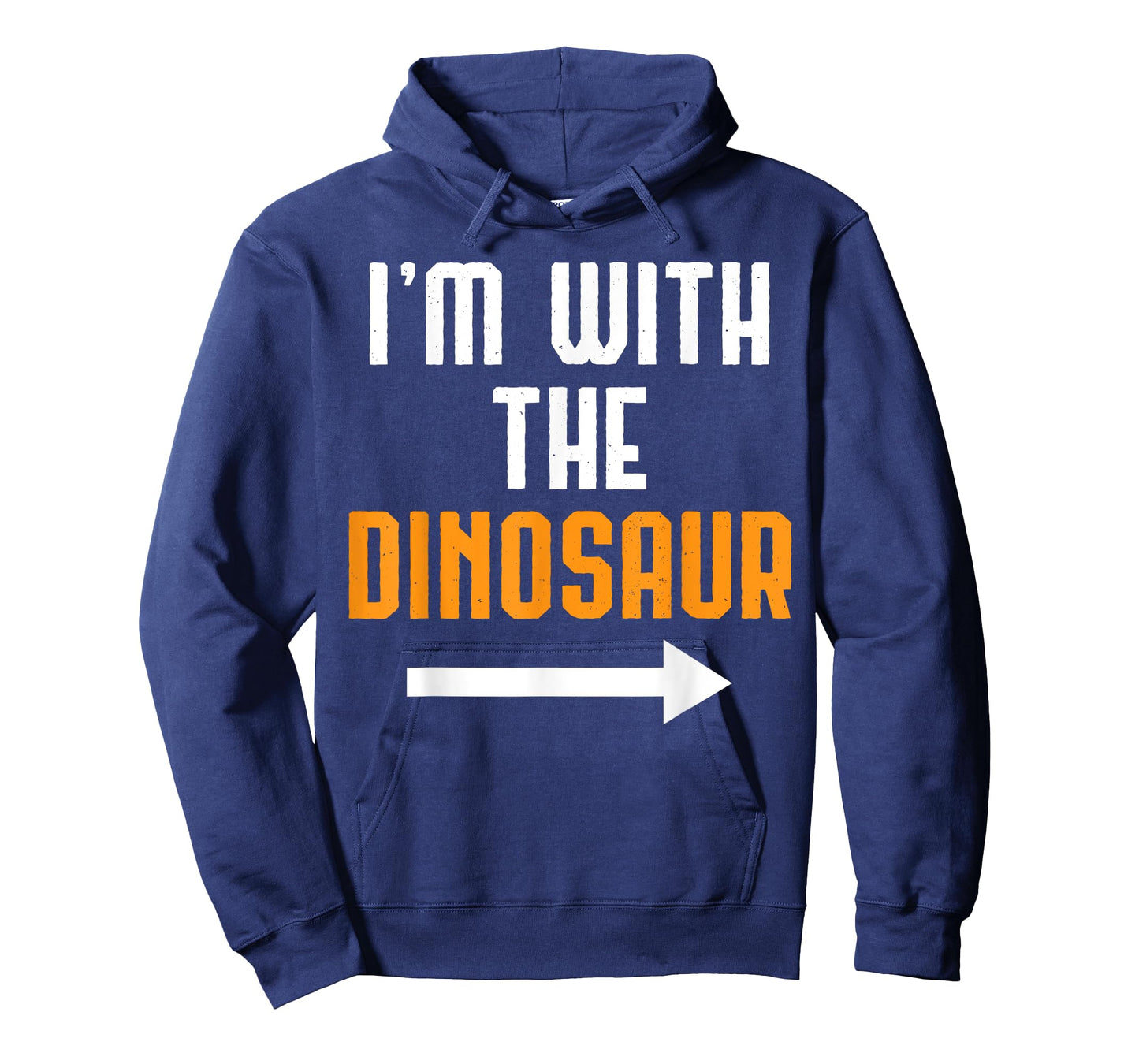 I'm With The Dinosaur Shirt Costume Funny Halloween Couple T-Shirt