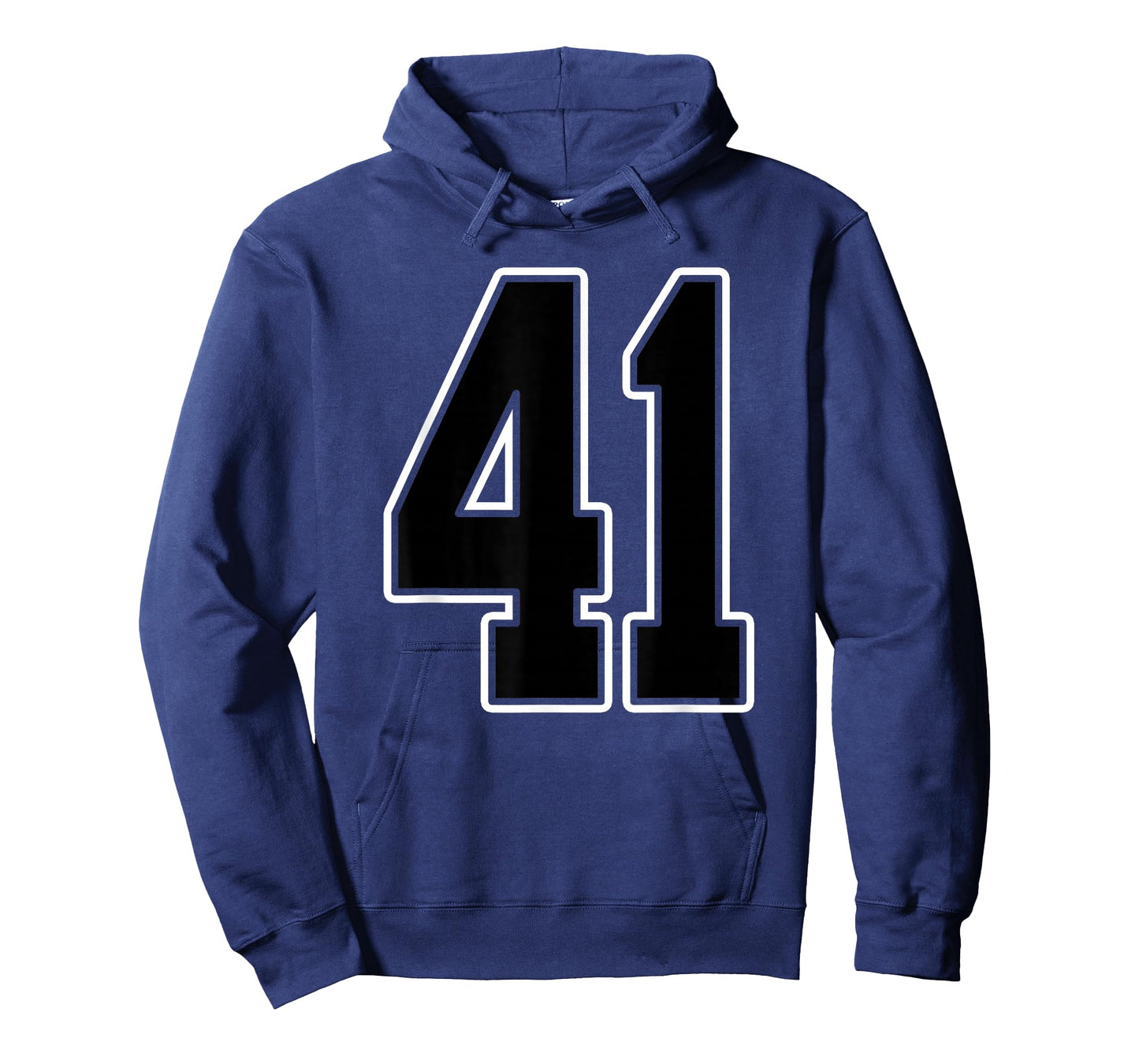 Black and White Number 41 Jersey Player Uniform #41 Fan T-Shirt