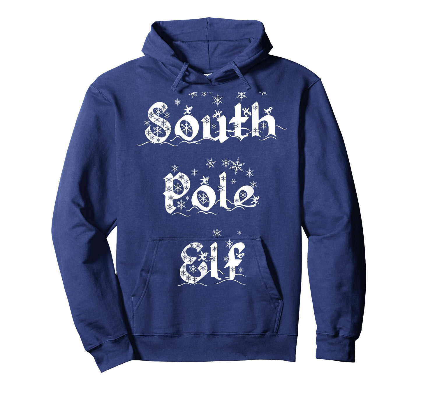 South Pole Elf Funny Novelty Christmas Snowflake Adult Humor T-Shirt