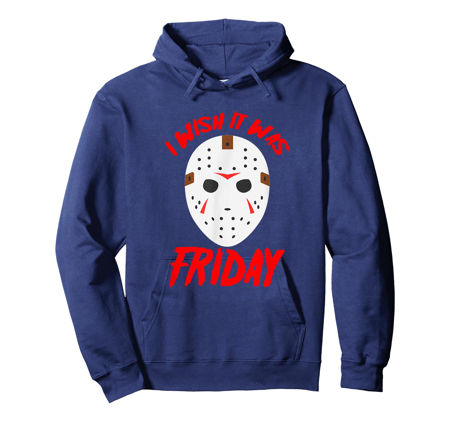 Halloween I Wish It Was Friday - Scary Hockey Mask T-Shirt