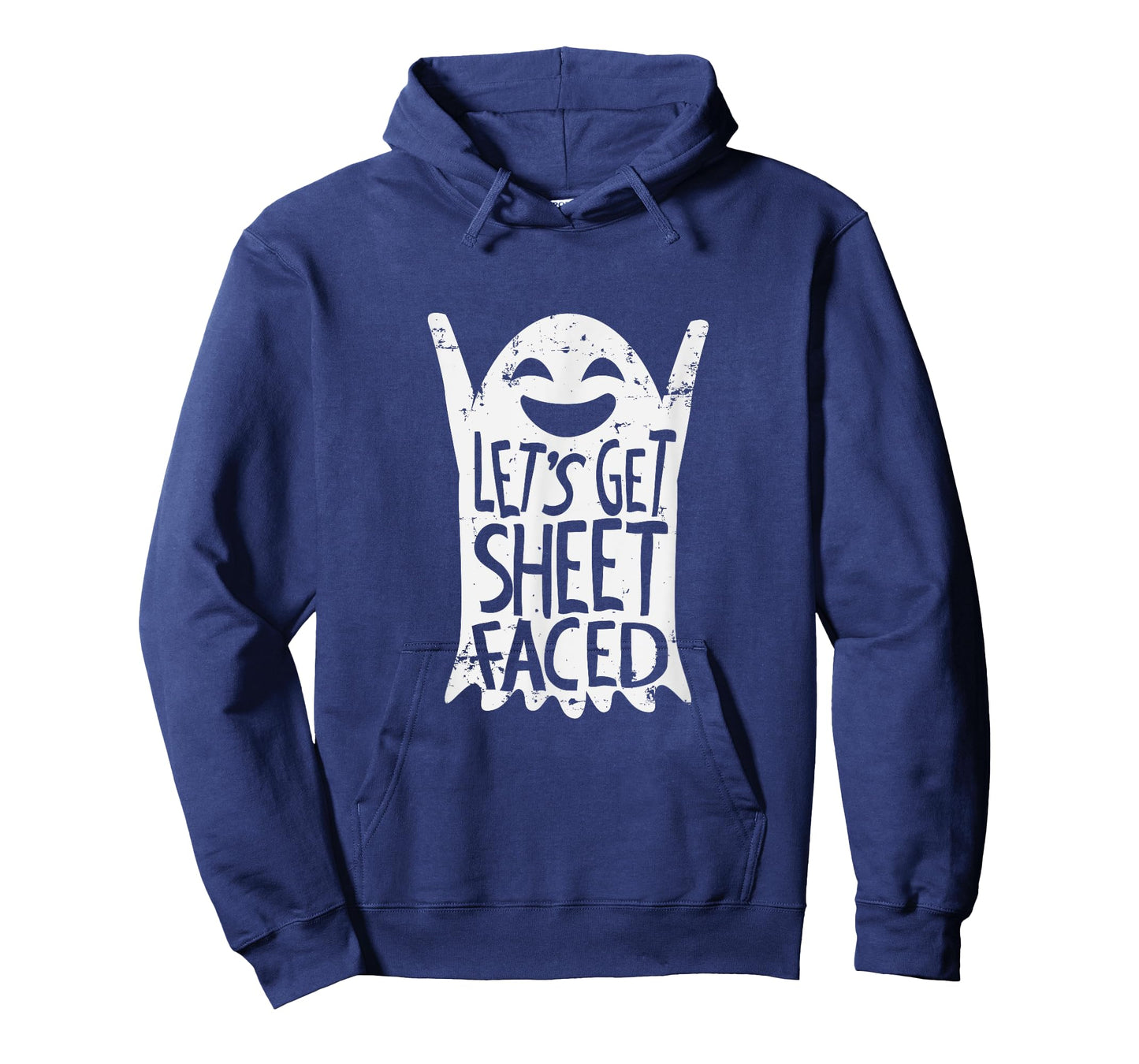 Cute Let's Get Sheet Faced Halloween Ghost Drinking T-Shirt