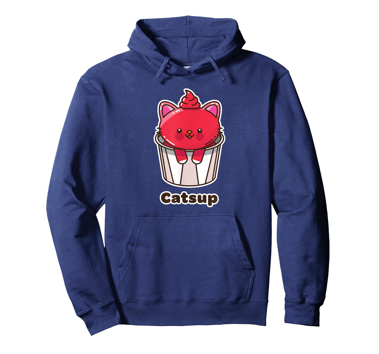 Kawaii Cat Catsup Ketchup Cute Fun Japanese Food Pun Gift T-Shirt for Men Women Kids