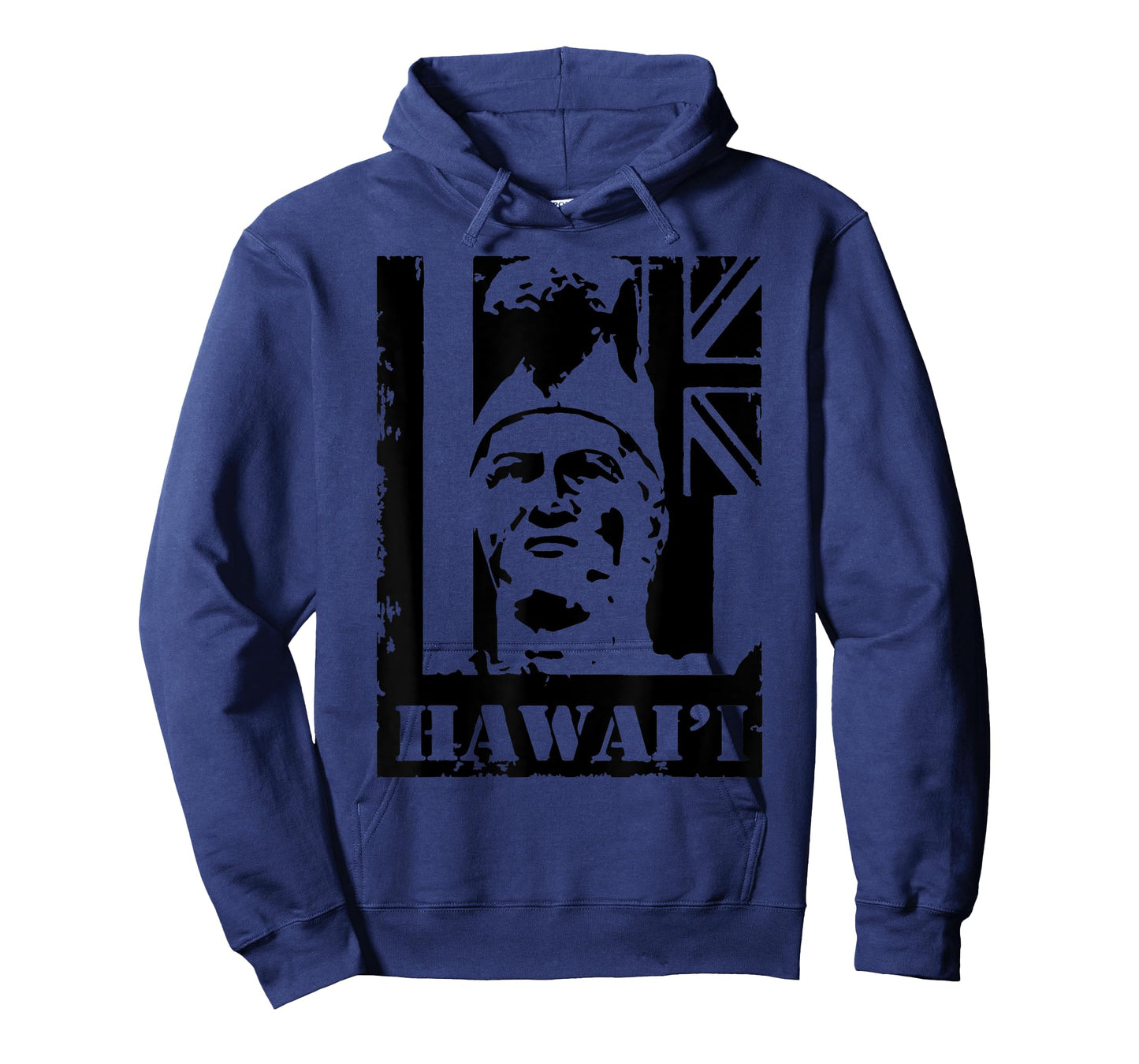 Hawai'i King Kamehameha (black ink) by Hawaii Nei All Day T-Shirt