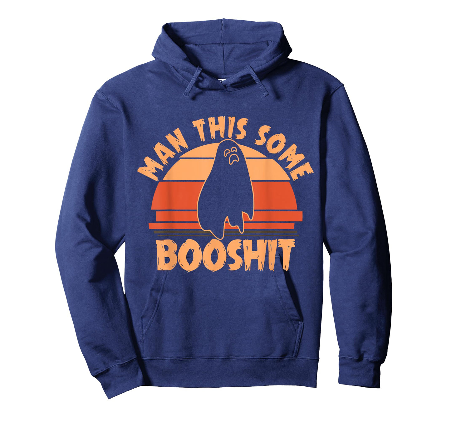 Man This Some Booshit - Halloween Ghost Funny Saying Boo T-Shirt