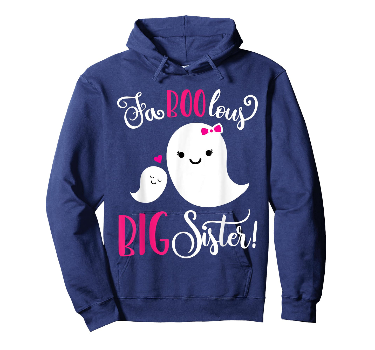 Big Sister Pregnancy Announcement Ghost Cute Halloween Girls T-Shirt