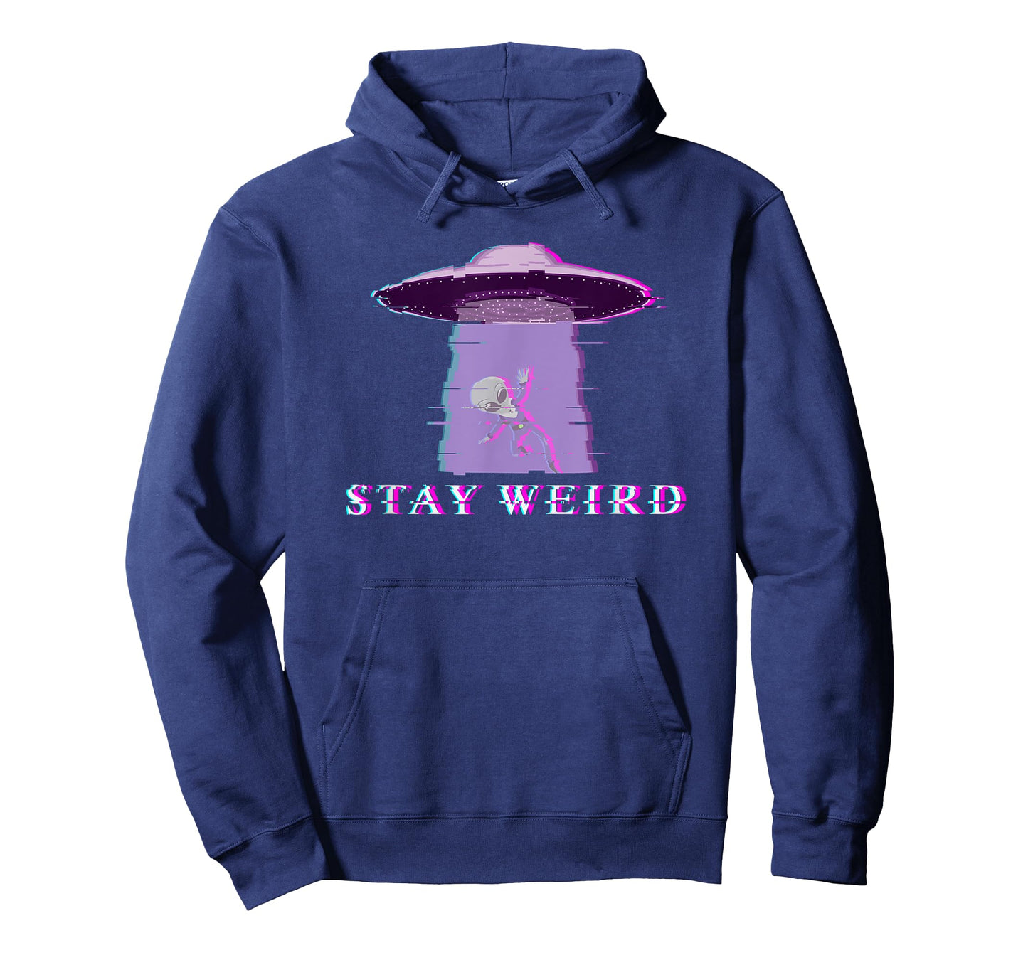 Alien Stay Weird UFO Vaporwave T-Shirt
