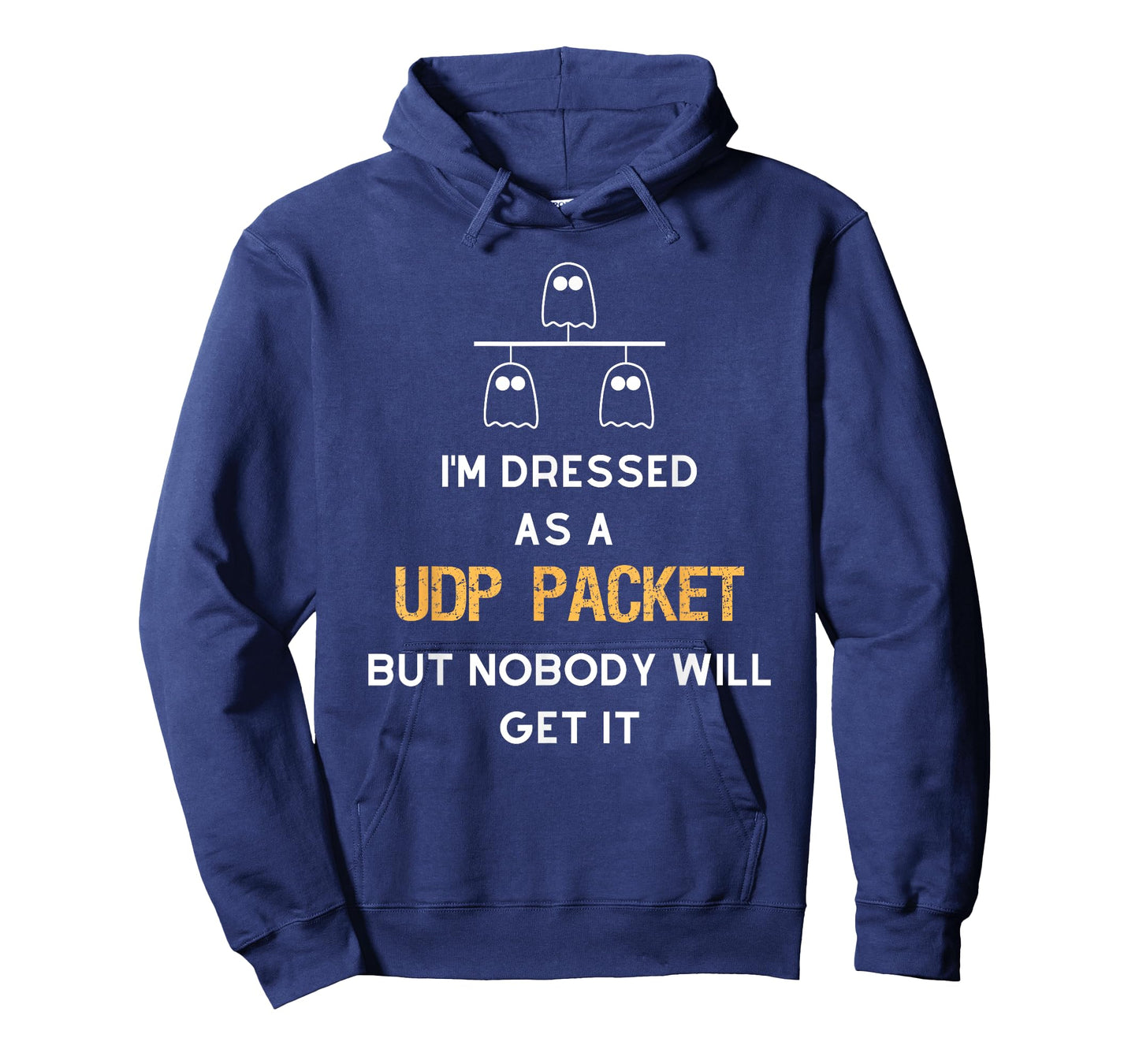UDP Packet Ghost Halloween - Network Engineer Costume T-Shirt