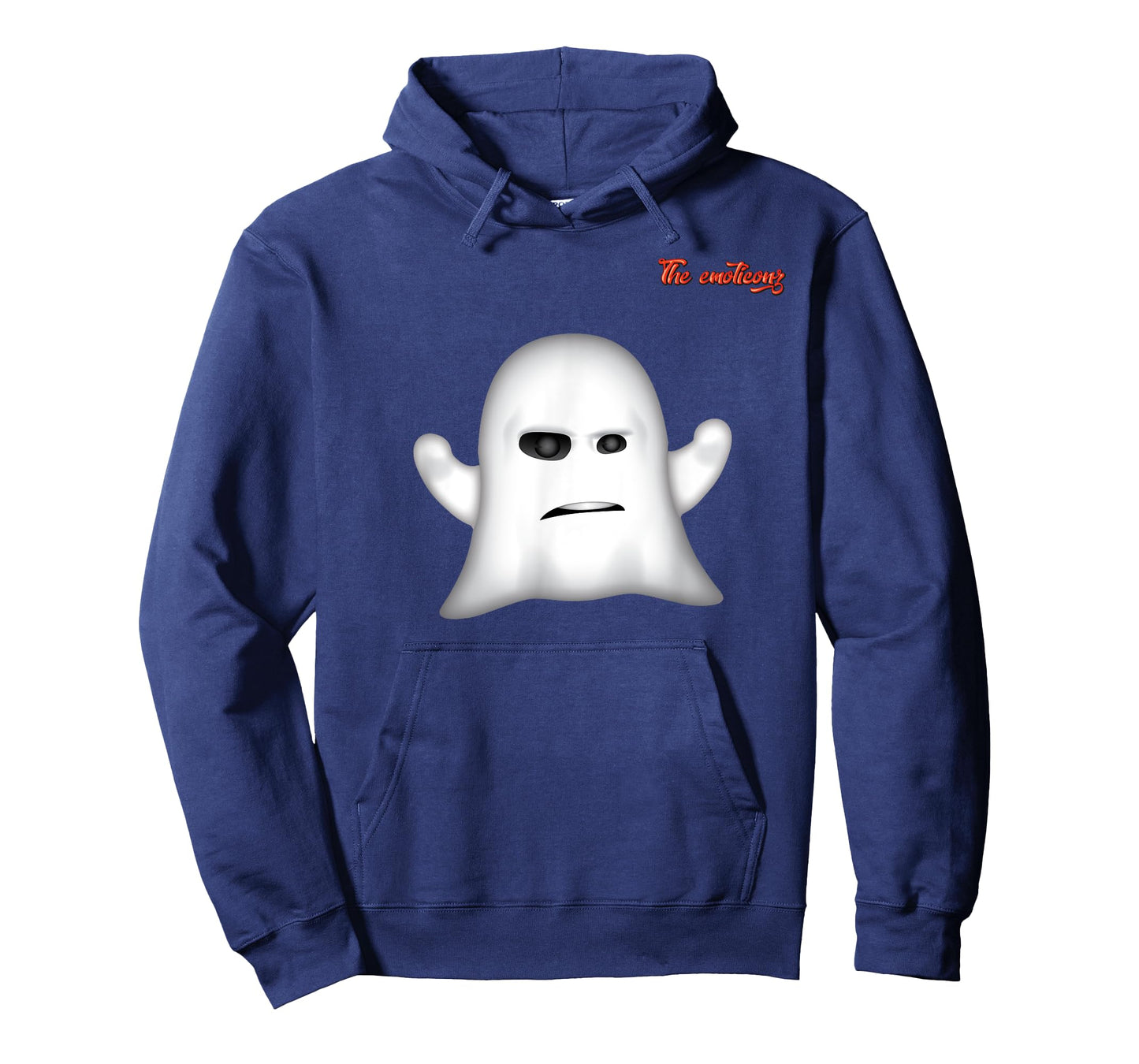 emoji frowning angry ghost face T-Shirt