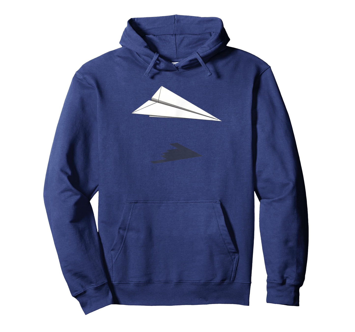 Paper Airplane Shadow B-2 Bomber T-Shirt