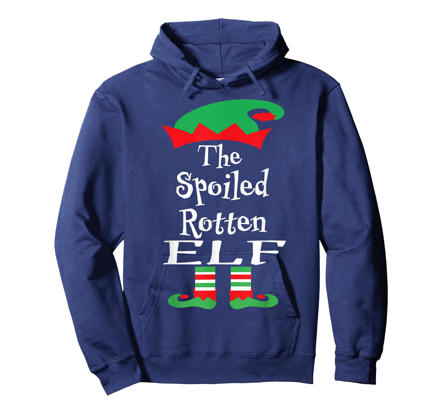 Funny The Spoiled Rotten Elf Shirt Christmas Matching Family T-Shirt