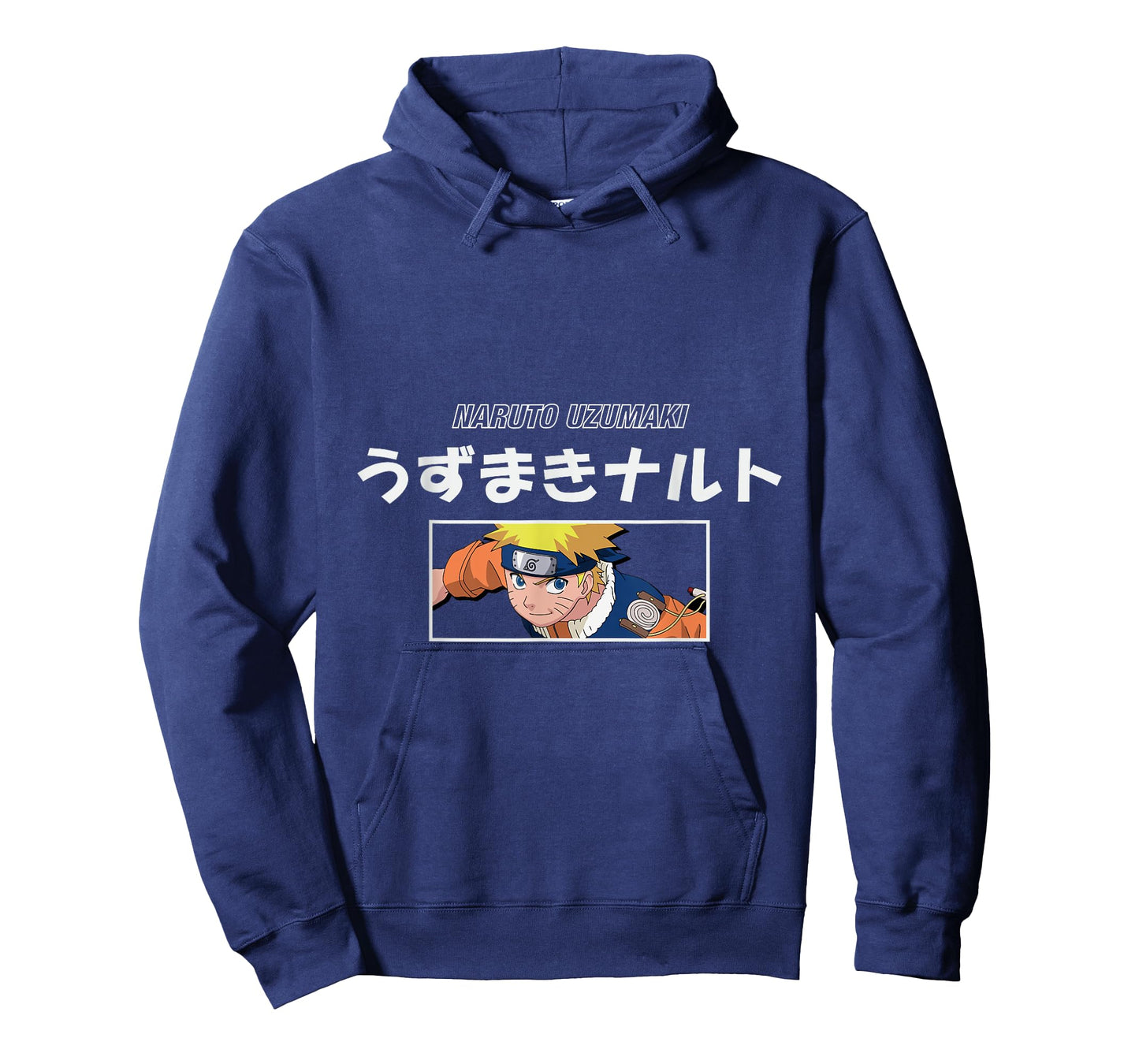 Naruto Classic Naruto Uzumaki Kanji Letters T-Shirt