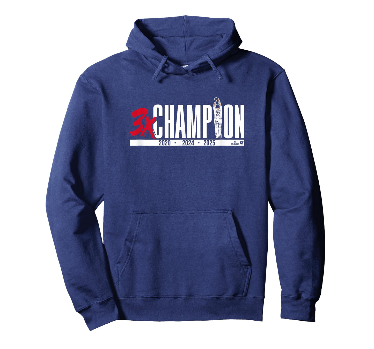 Clayton Kershaw - Three-Time Champion - Los Angeles Baseball T-Shirt
