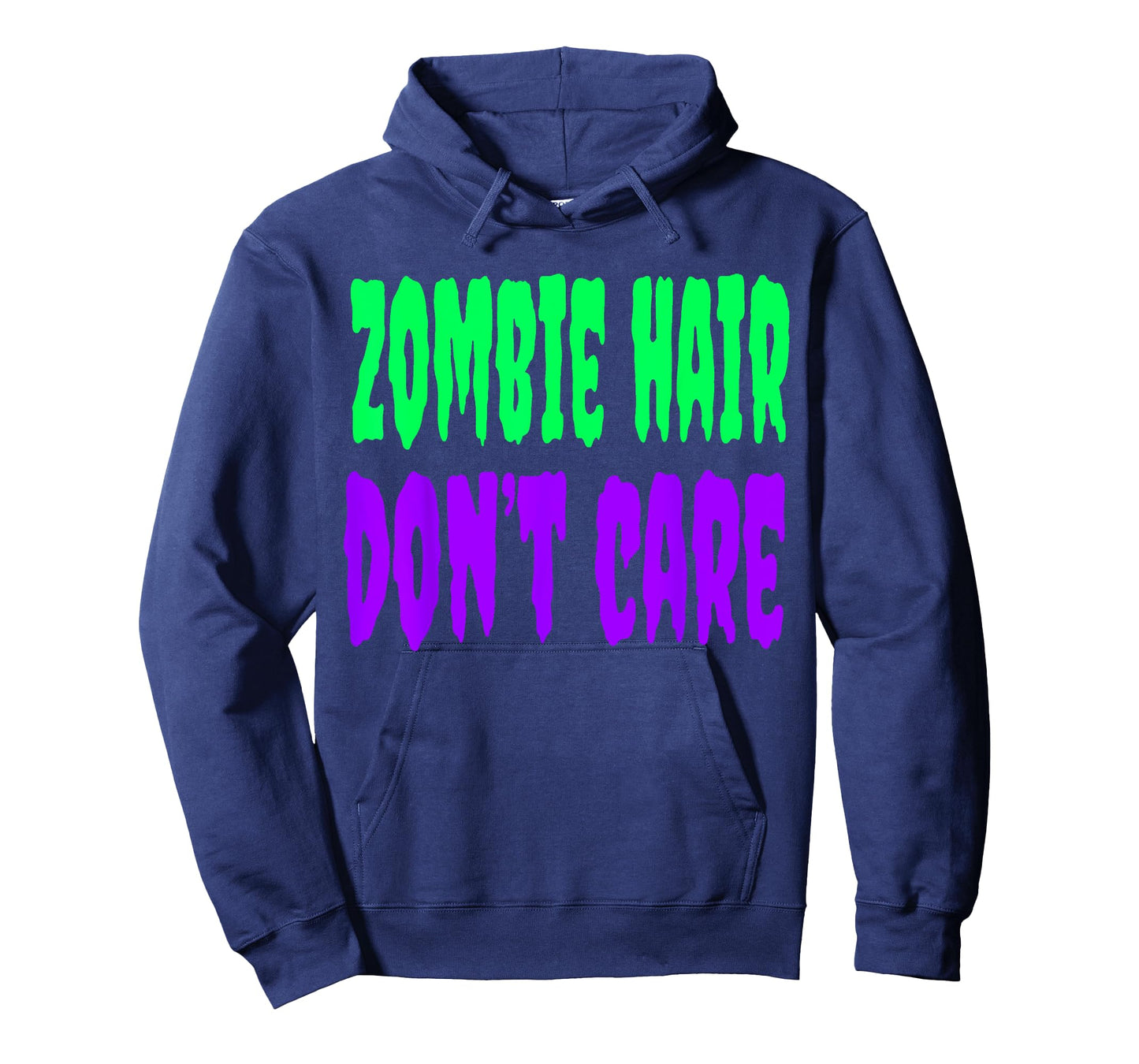 Cute Zombie Hair Dont Care Halloween Shirt