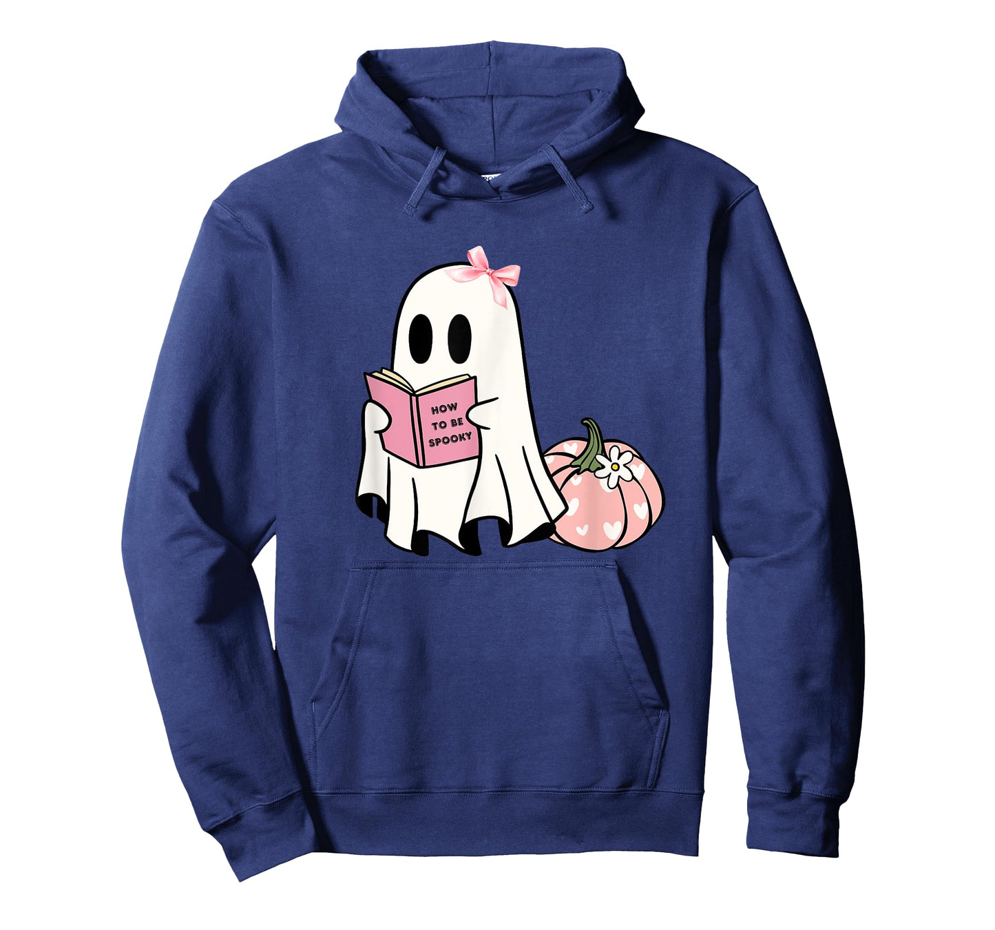 Womens Cute Halloween How to Be Spooky Ghost Pumpkin T-Shirt